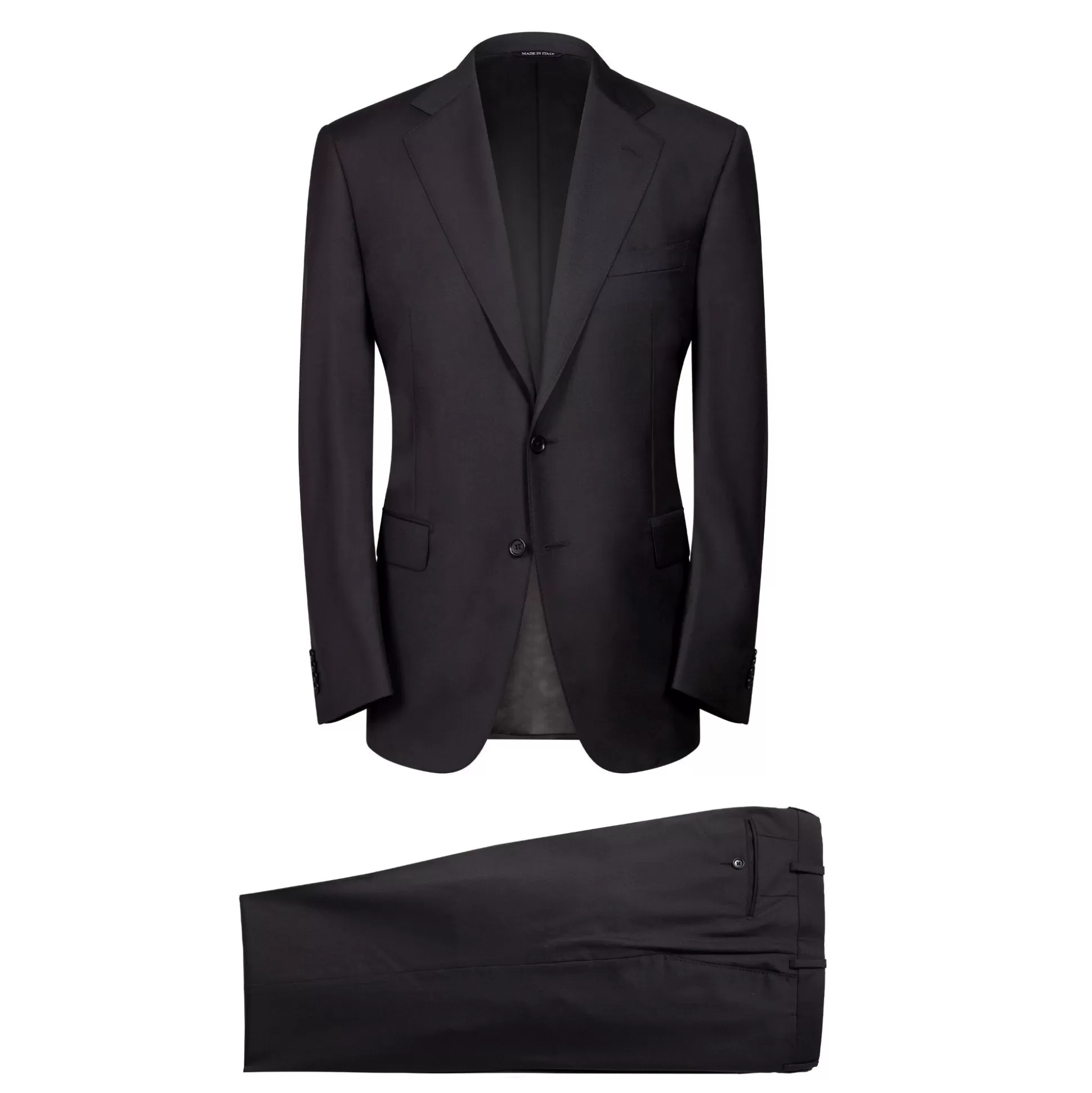 Outlet Henry Bucks HENRY SARTORIAL HERITAGE Zegna Travel Suit BLACK REG