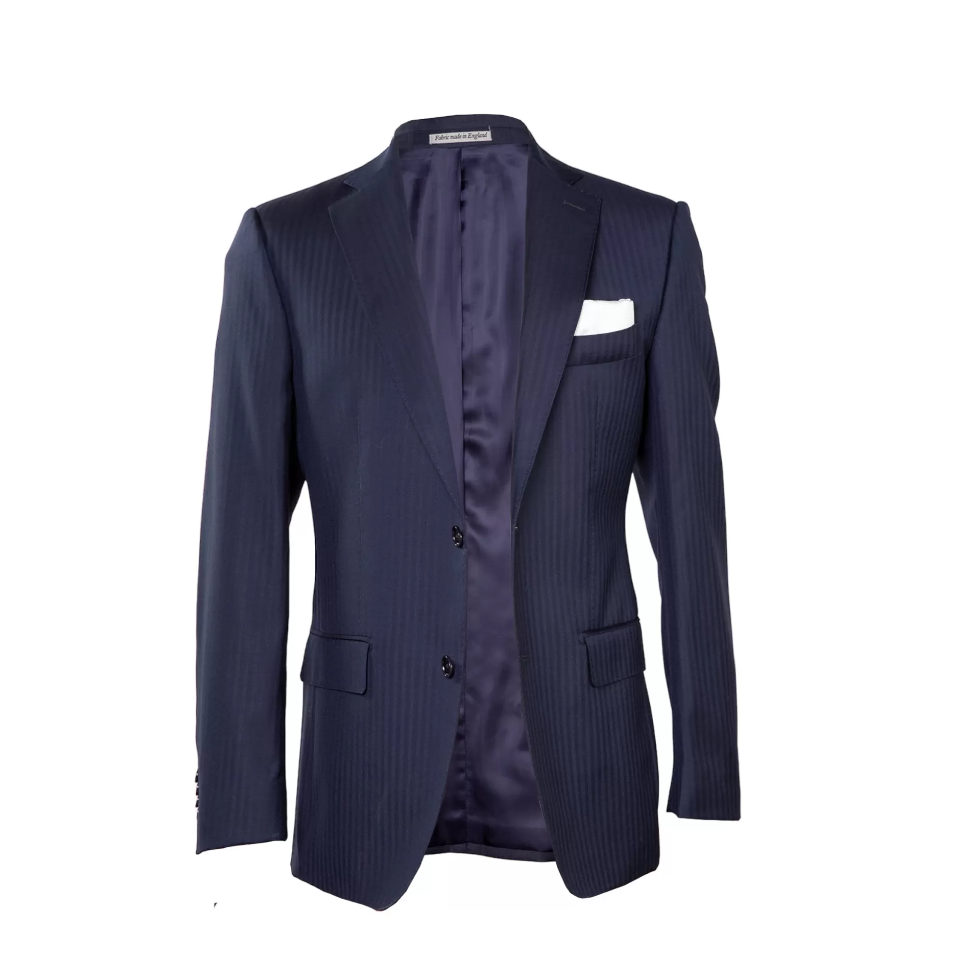 Best Henry Bucks HENRY SARTORIAL Herringbone Suit NAVY REG