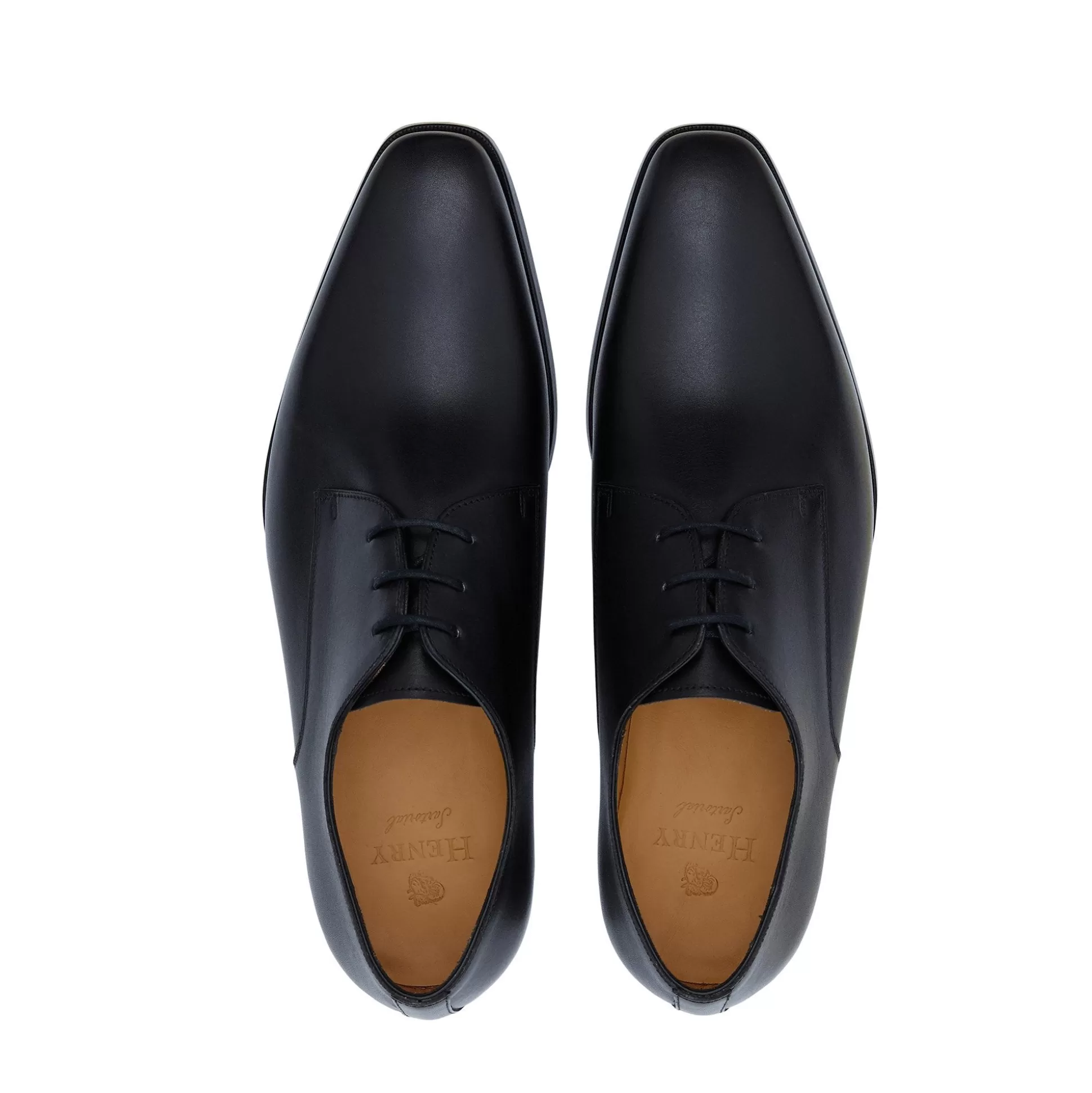 Hot Henry Bucks HENRY SARTORIAL Jake Toe Derby BLACK