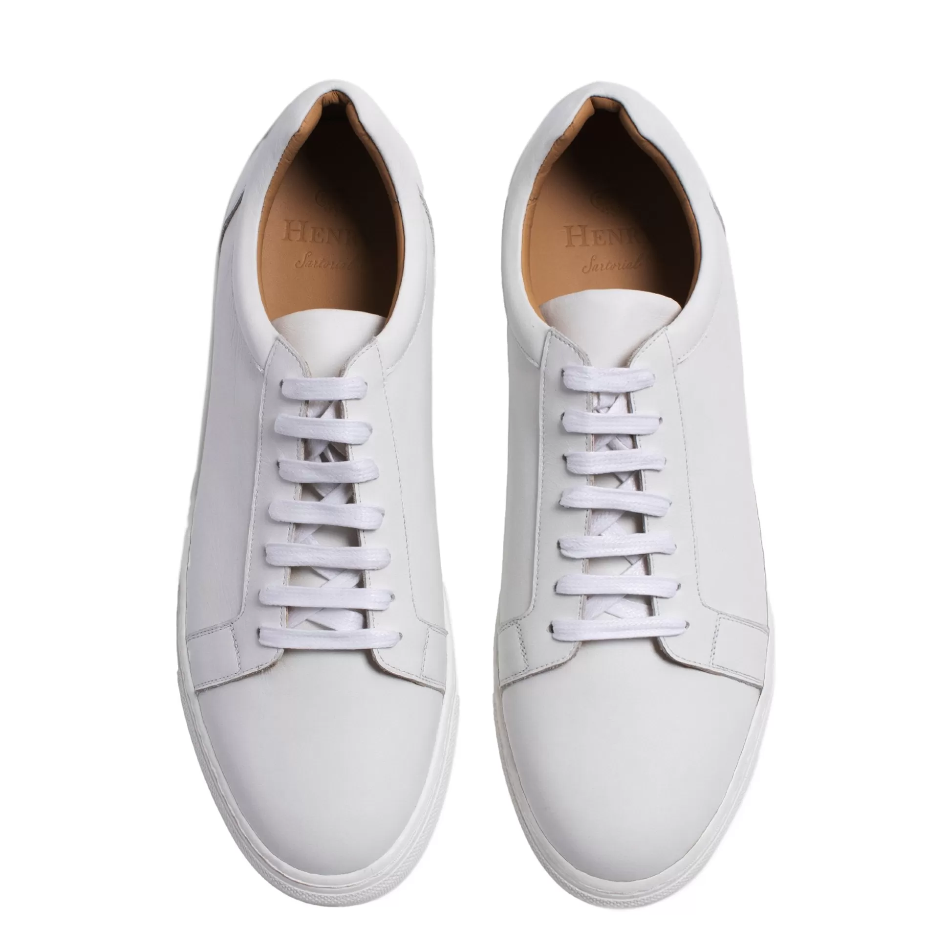 Shop Henry Bucks HENRY SARTORIAL Leon Sneaker WHITE