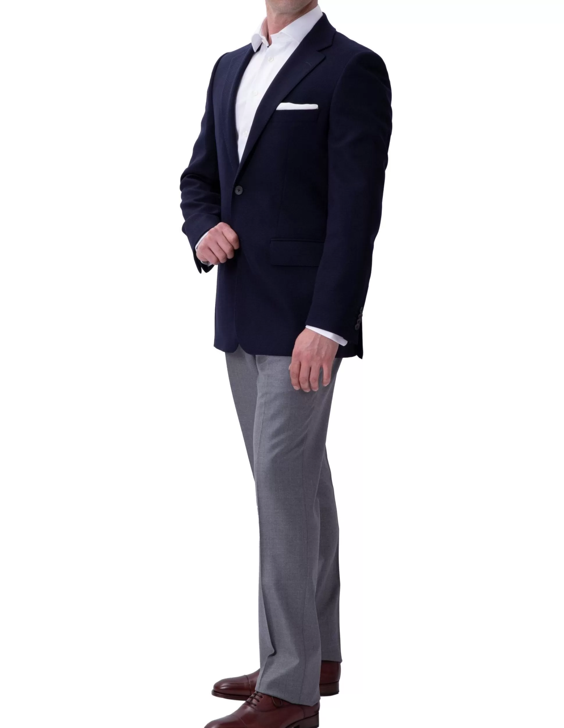 Online Henry Bucks HENRY SARTORIAL London High Twist Travel Blazer INDIGO SH