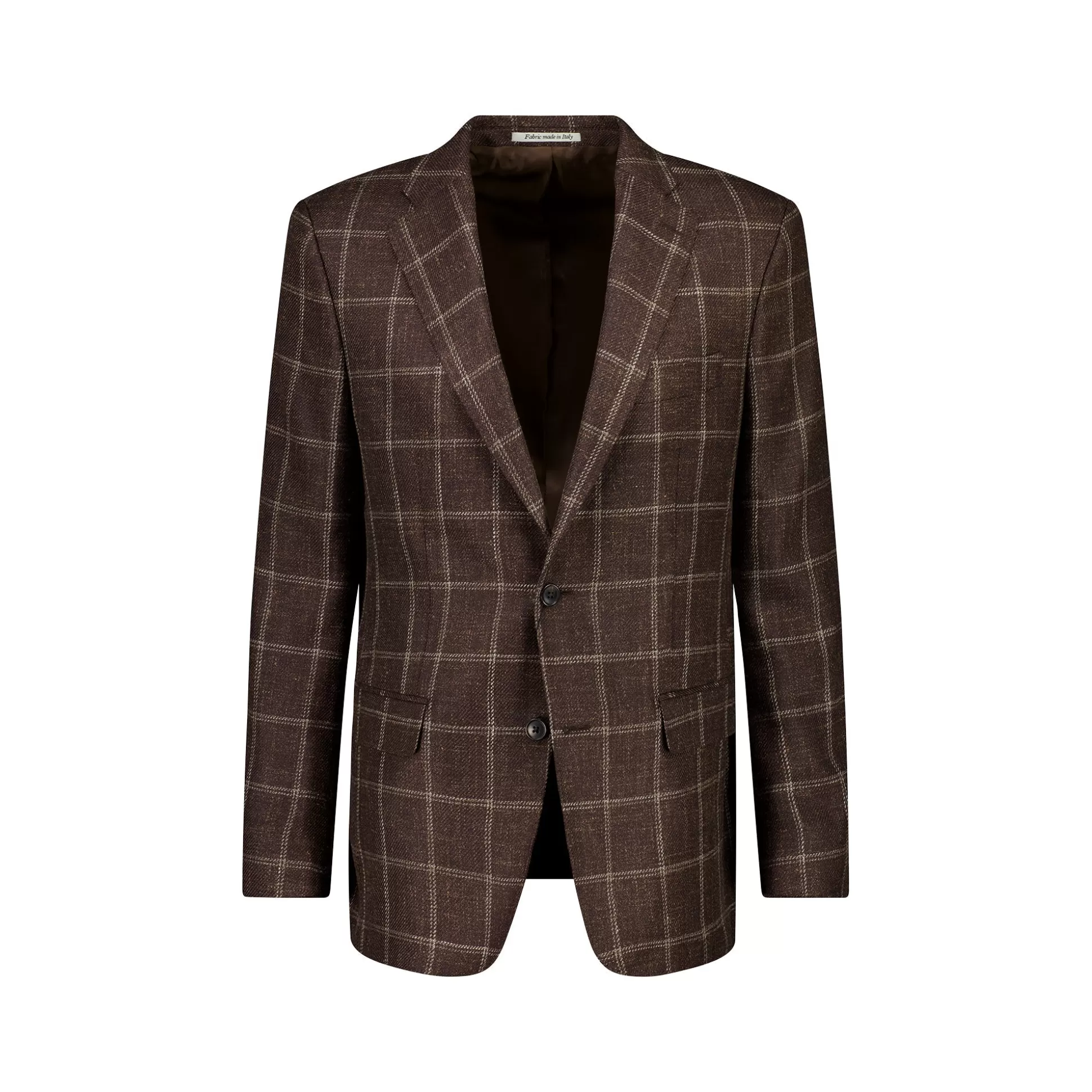 Cheap Henry Bucks HENRY SARTORIAL Loro Piana 1/2 Canvas Blazer BROWN CHECK REG