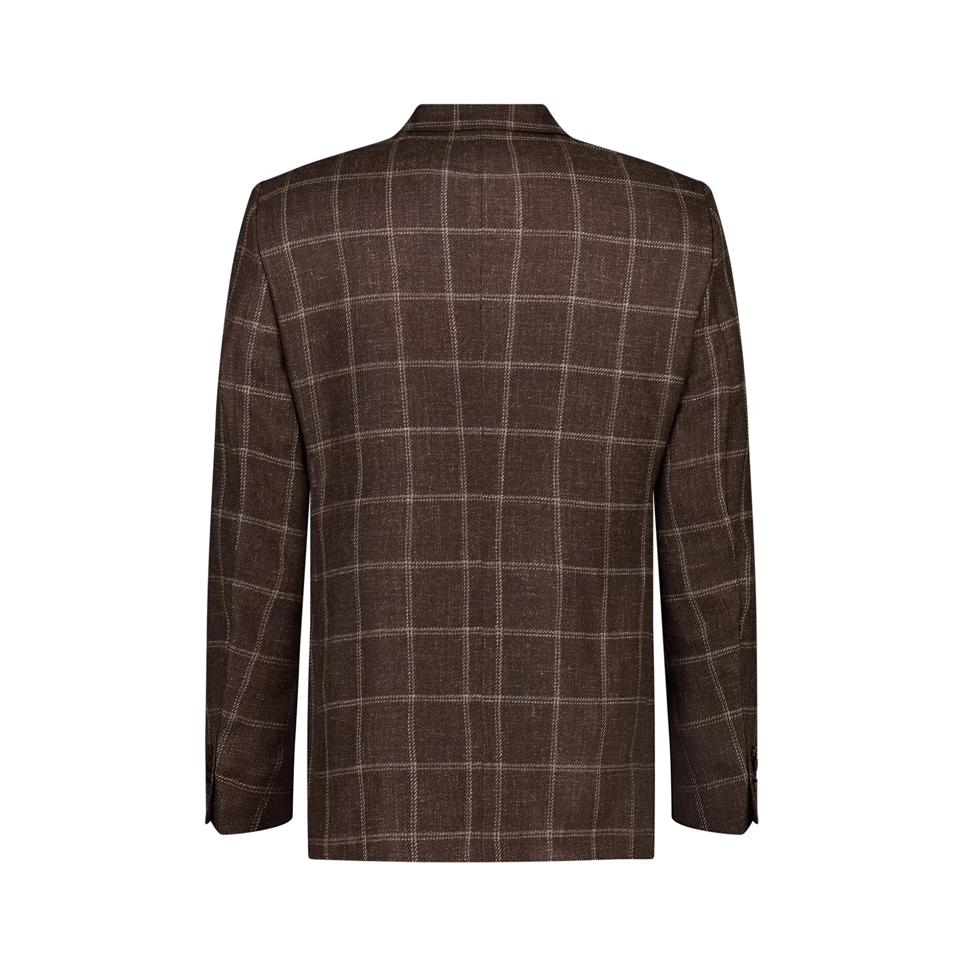 Cheap Henry Bucks HENRY SARTORIAL Loro Piana 1/2 Canvas Blazer BROWN CHECK REG