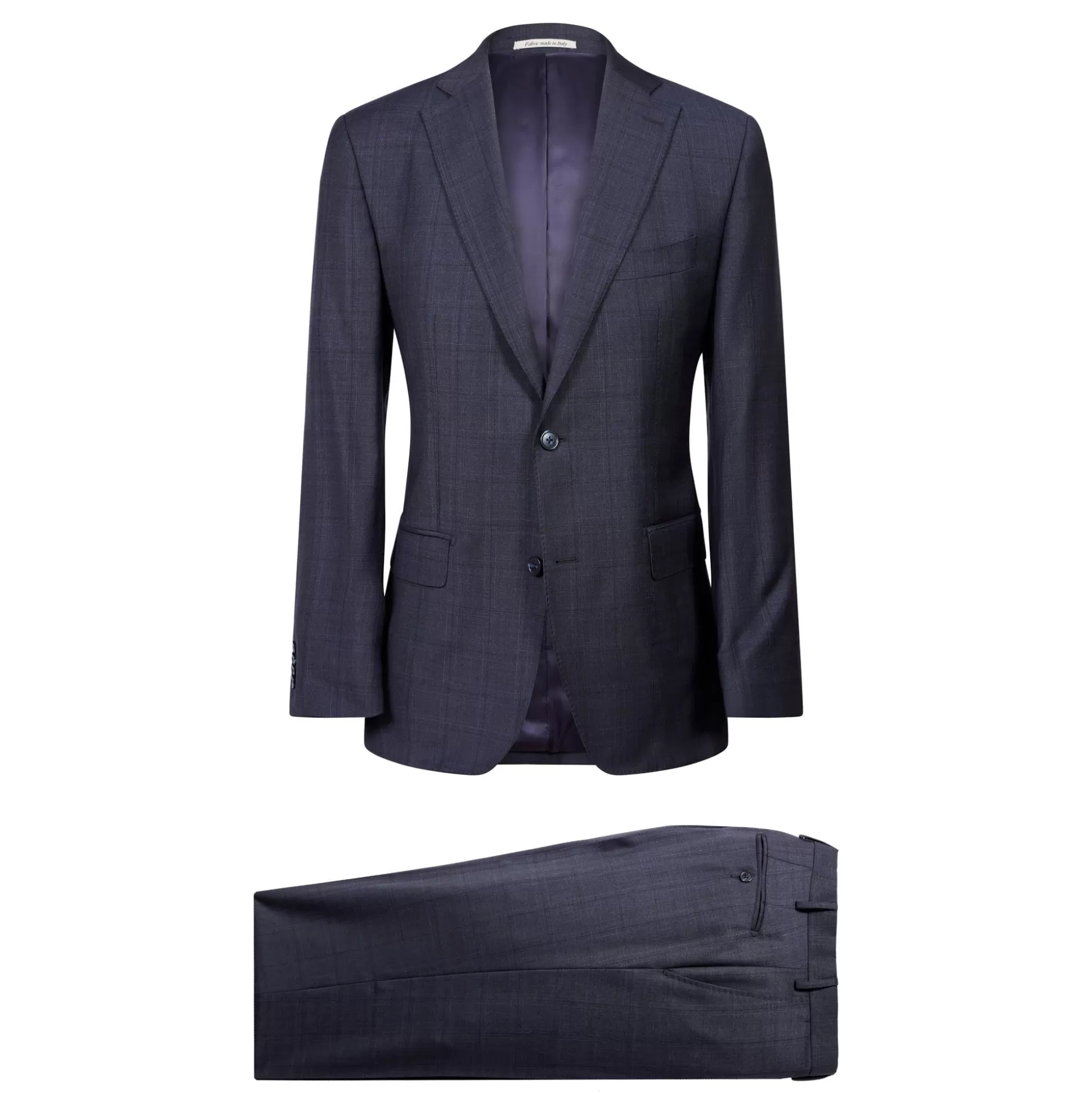 New Henry Bucks HENRY SARTORIAL Loro Piana 1/2 Canvas Suit NAVY BLUE