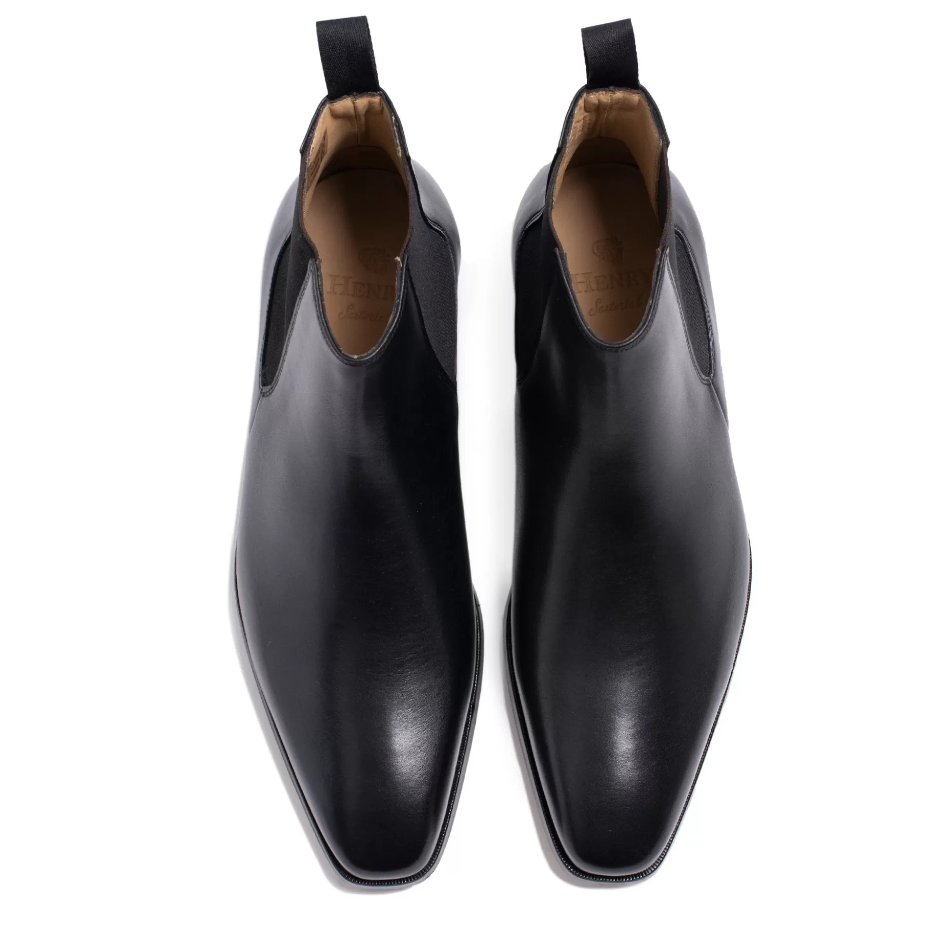 Hot Henry Bucks HENRY SARTORIAL Marcus Chelsea Boot BLACK