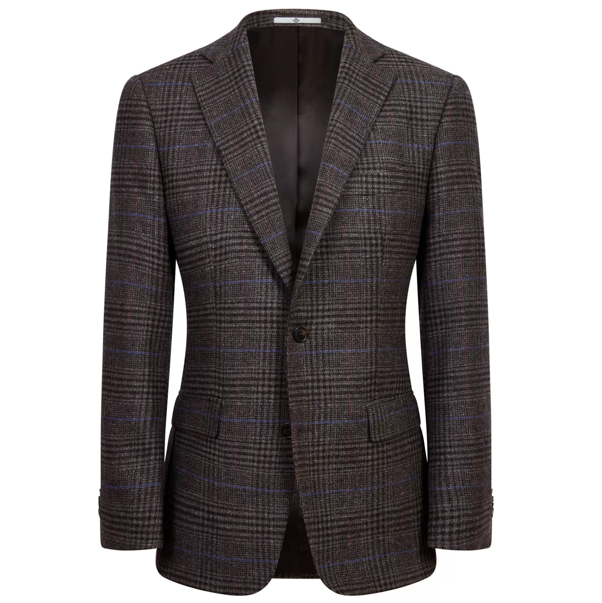 Cheap Henry Bucks HENRY SARTORIAL Multi Check Blazer BLUE/BROWN