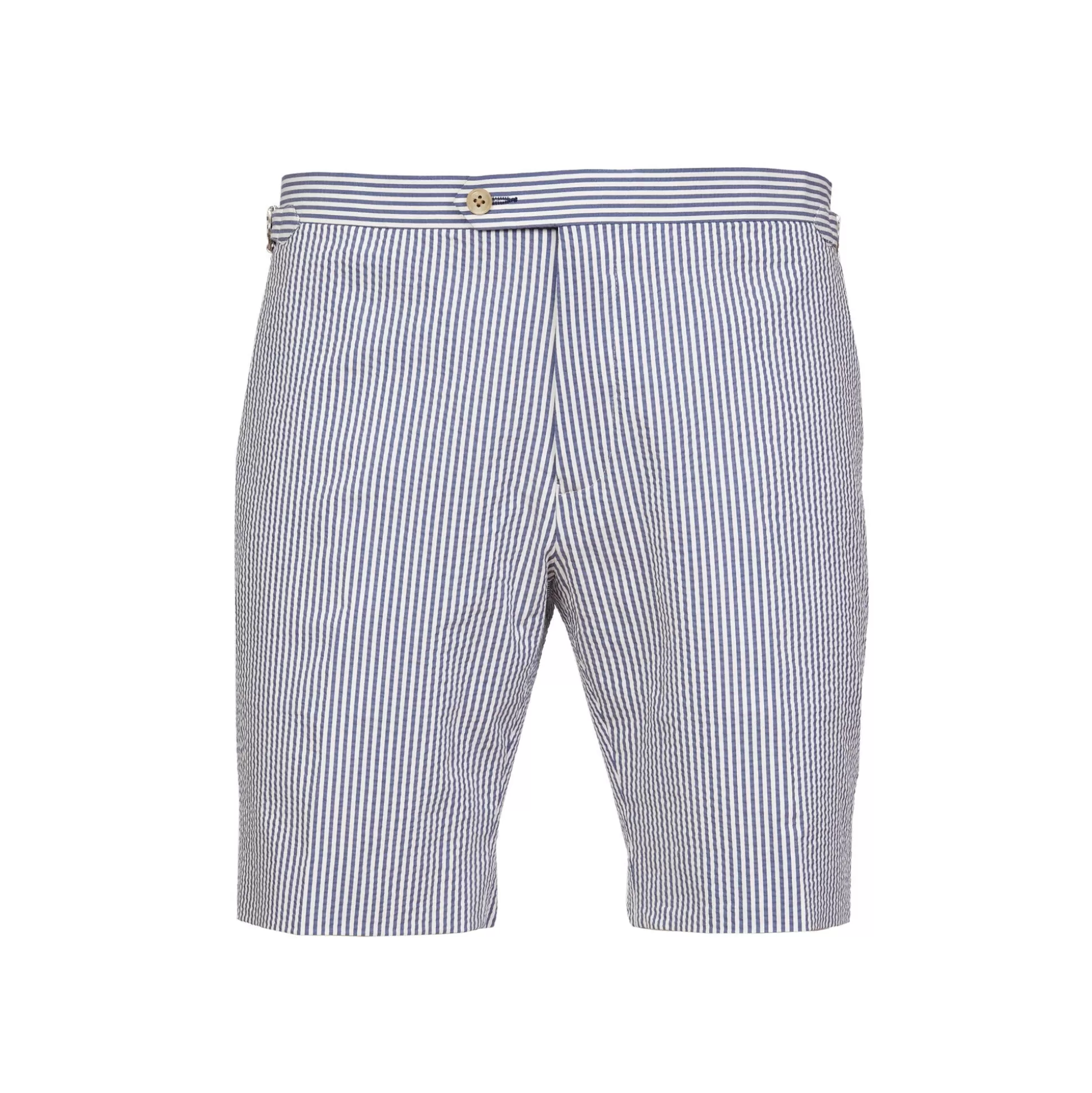 Clearance Henry Bucks HENRY SARTORIAL Orleans Seersucker Shorts NAVY/WHITE REG