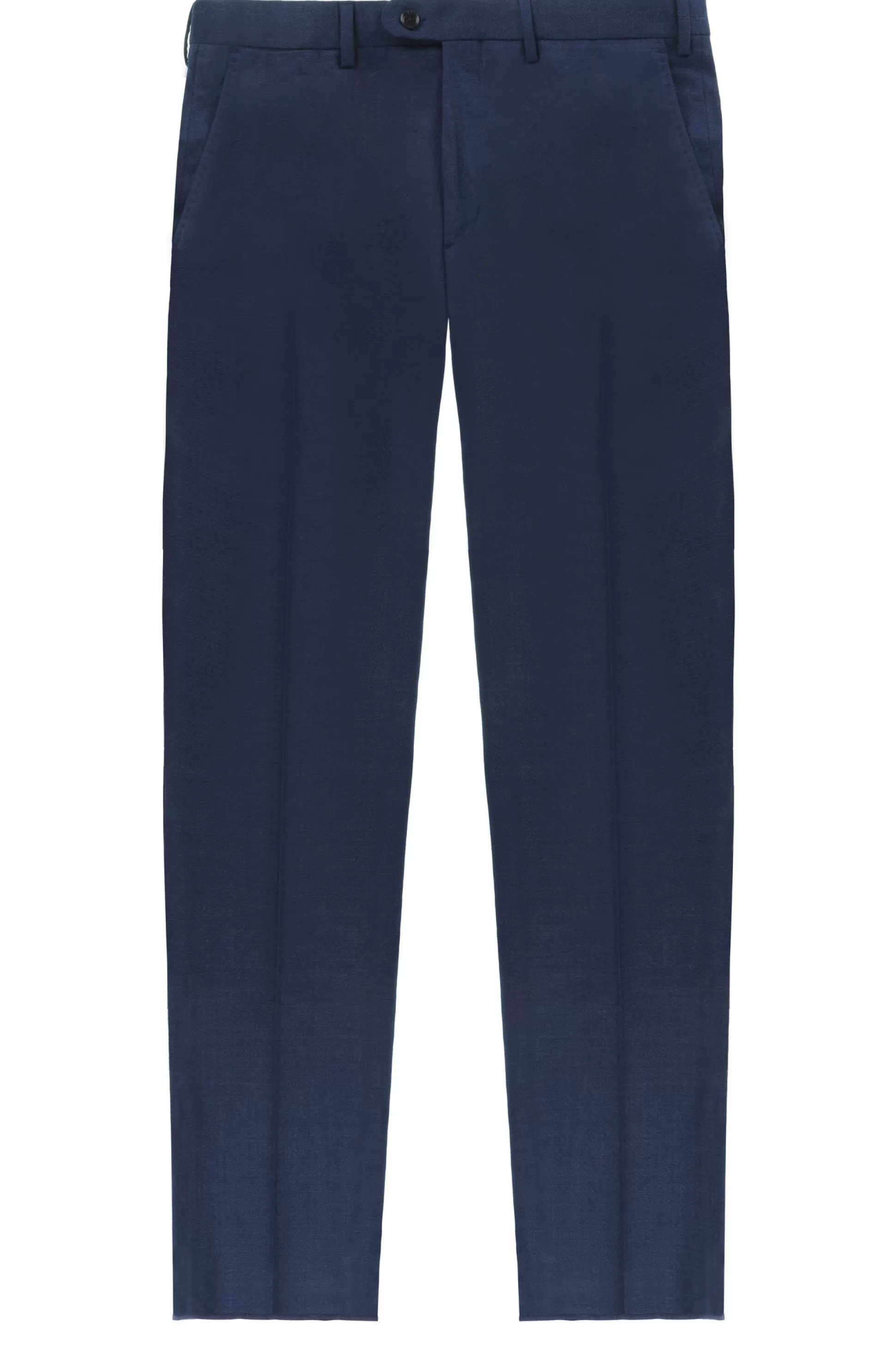 Cheap Henry Bucks HENRY SARTORIAL Plain Trouser BLUE MELANGE REG