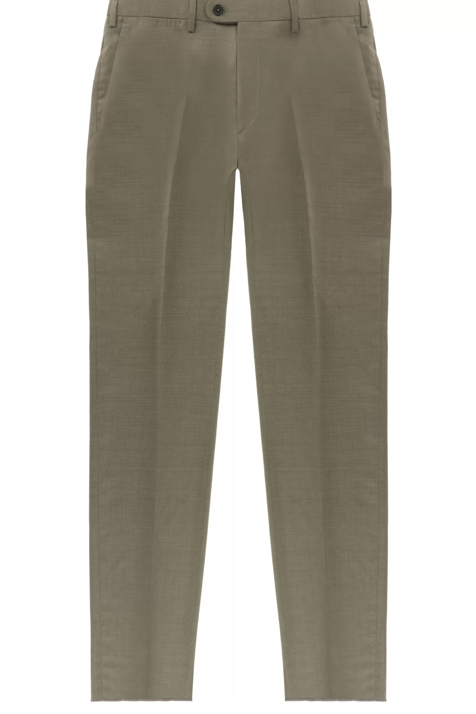 Discount Henry Bucks HENRY SARTORIAL Plain Trouser BROWN GREY REG