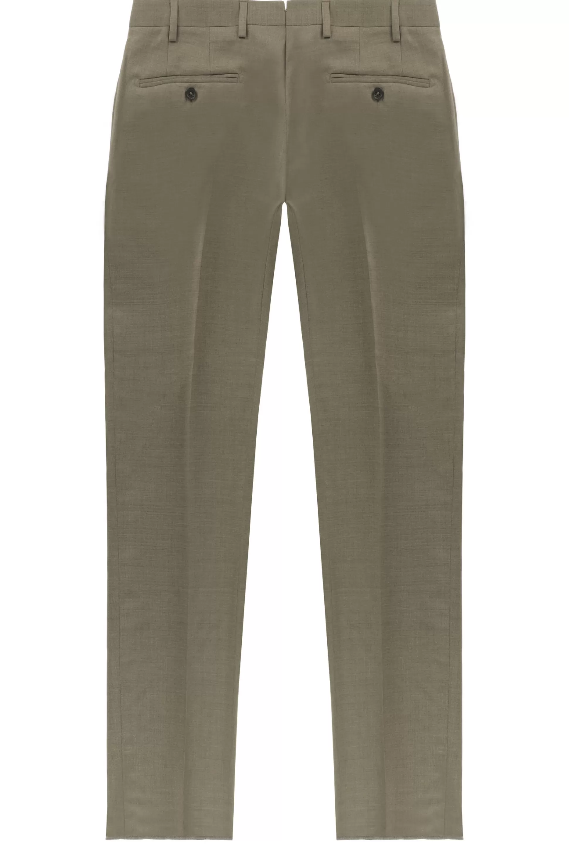 Discount Henry Bucks HENRY SARTORIAL Plain Trouser BROWN GREY REG