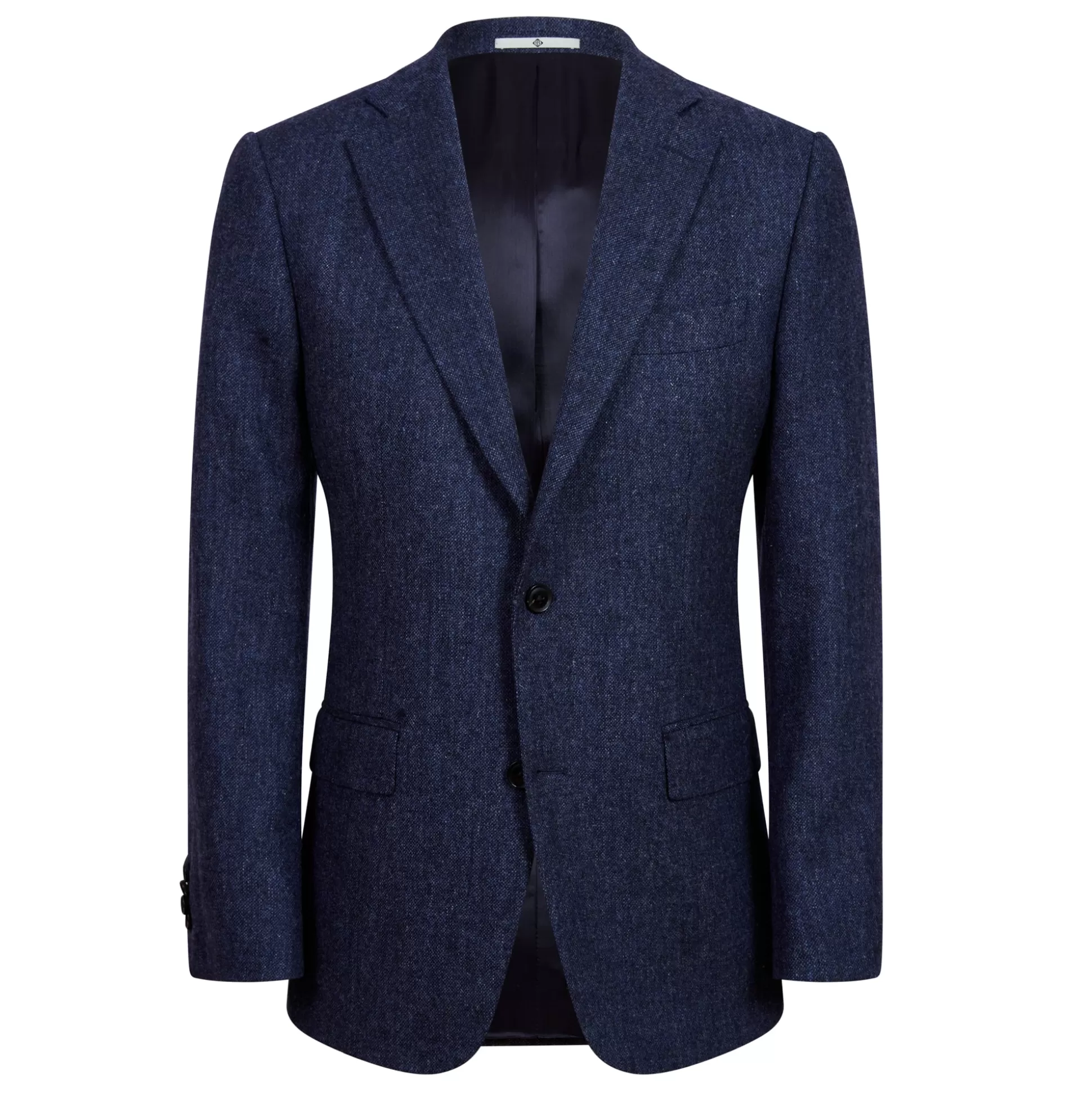 Fashion Henry Bucks HENRY SARTORIAL Plain Tweed Blazer PLAIN BLUE