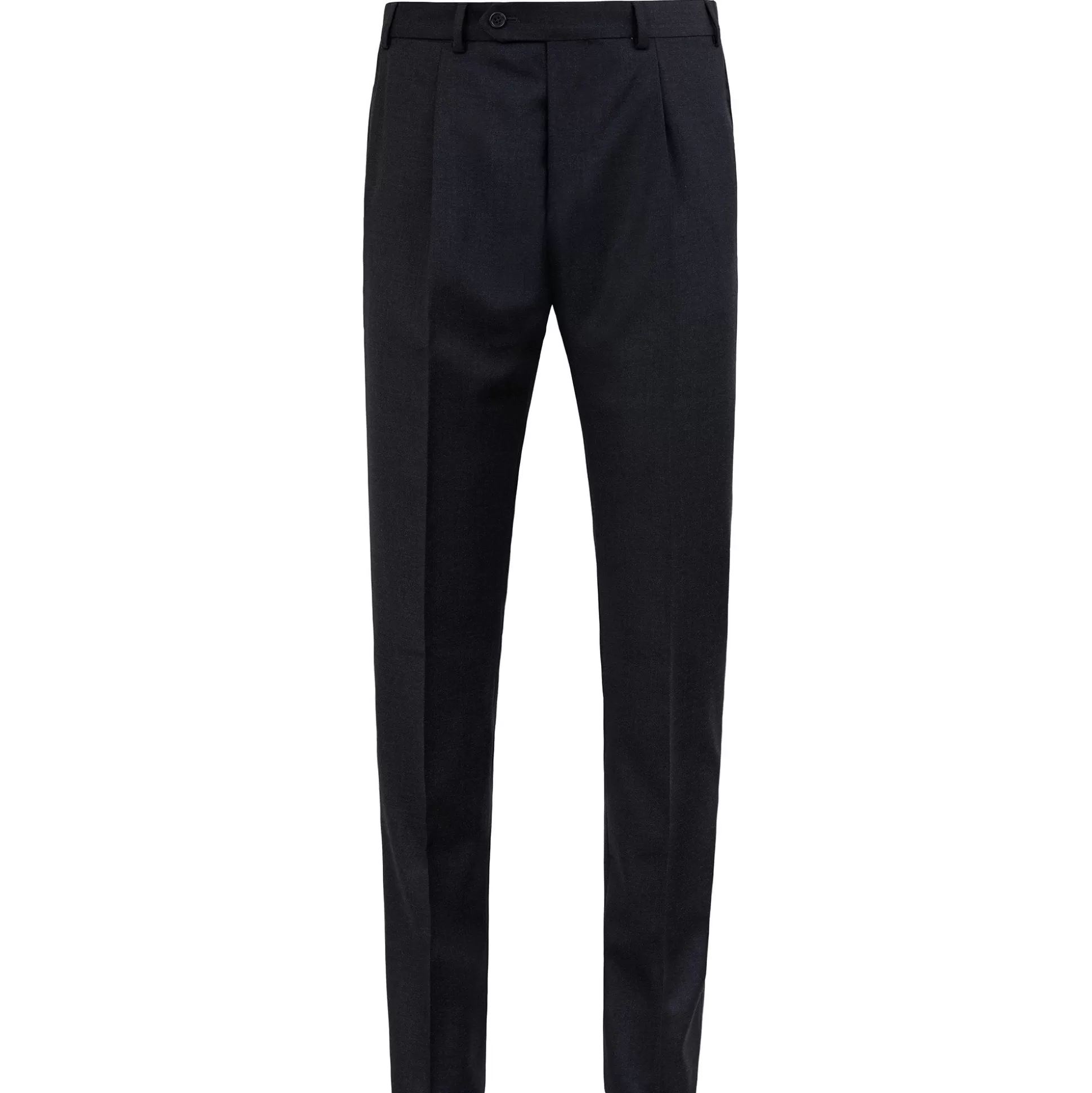 Shop Henry Bucks HENRY SARTORIAL Pleat Trousers CHARCOAL REG