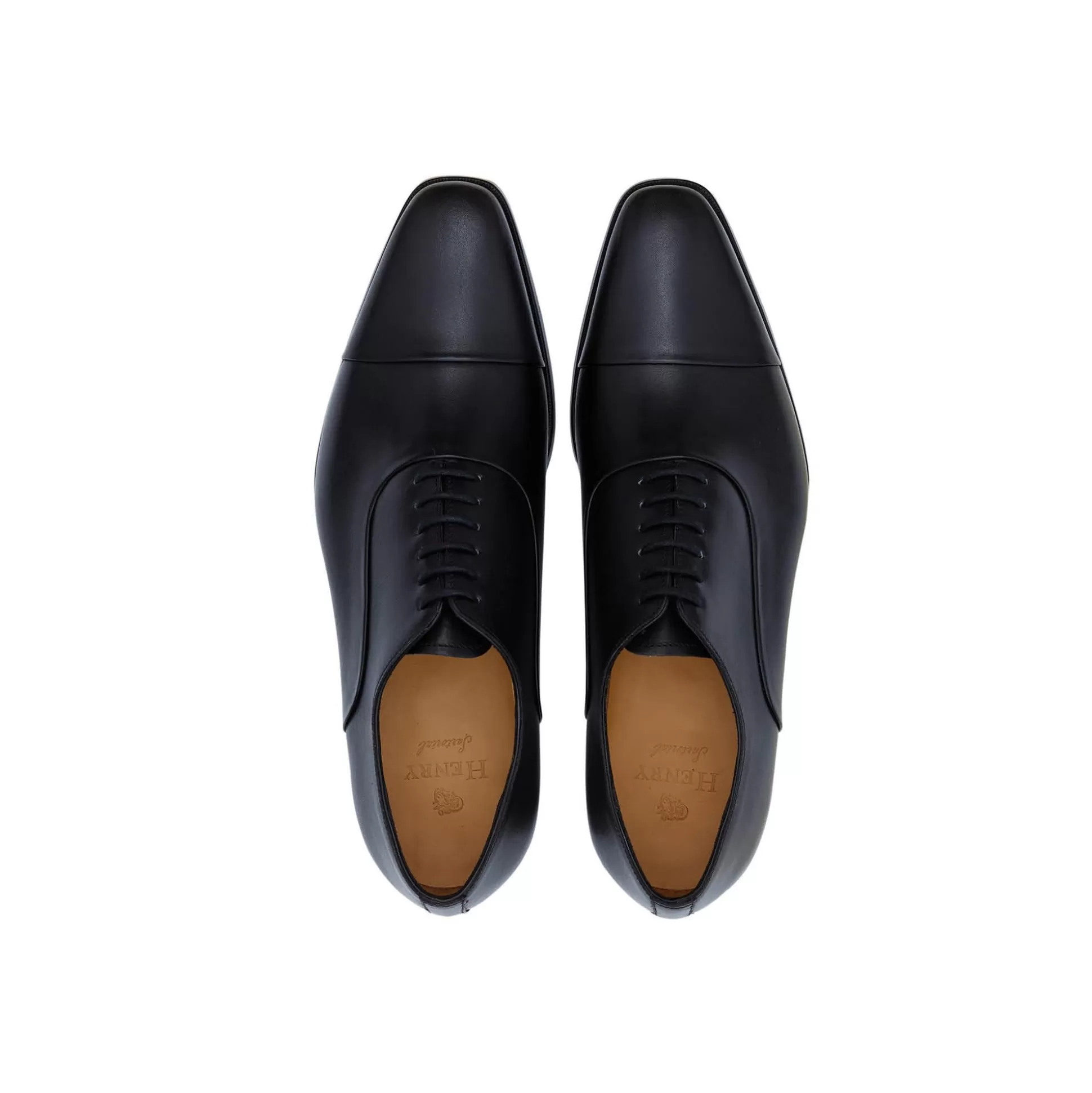 Best Sale Henry Bucks HENRY SARTORIAL Rufus Oxford BLACK