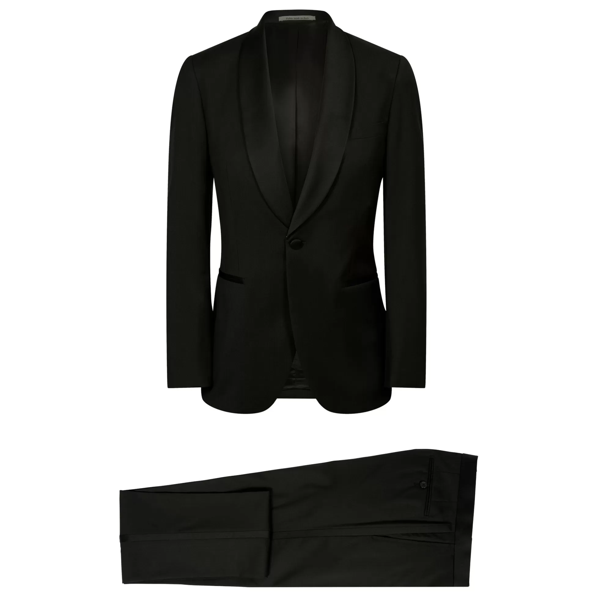 Discount Henry Bucks HENRY SARTORIAL Shawl Collar Dinner Suit BLACK LG