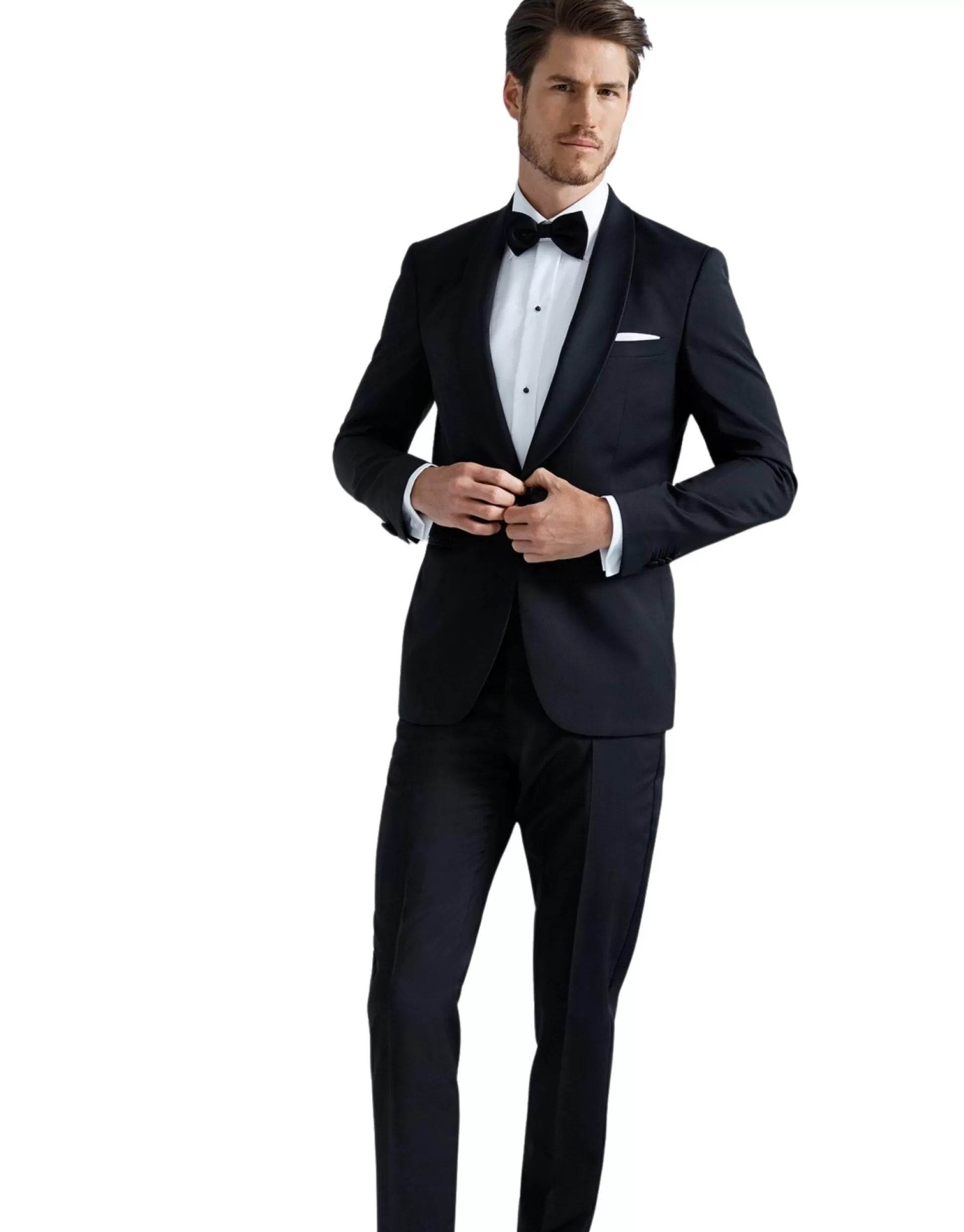 Cheap Henry Bucks HENRY SARTORIAL Shawl Collar Dinner Suit BLACK SH