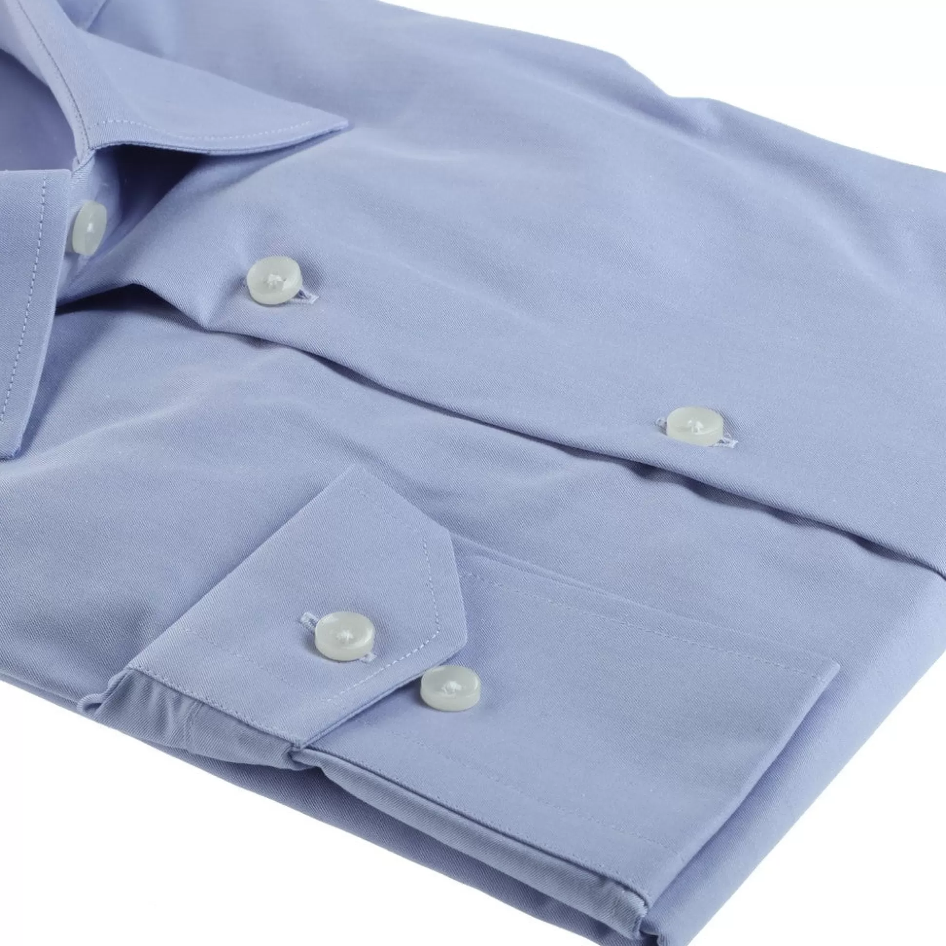 Discount Henry Bucks HENRY SARTORIAL Single Cuff Cotton Polyester Shirt SKY BLUE SKY BLUE SC