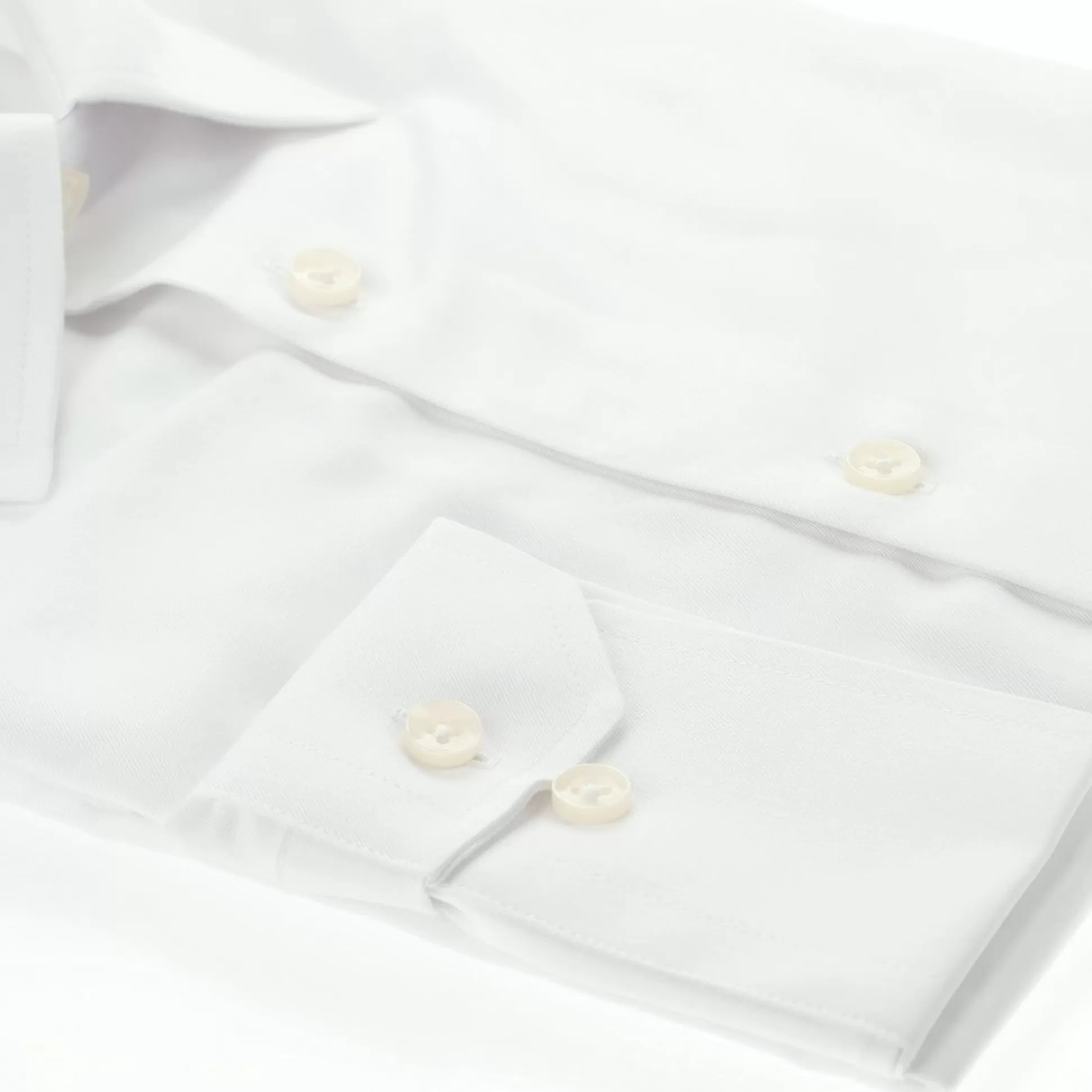 Fashion Henry Bucks HENRY SARTORIAL Single Cuff Polyester Rayon Bamboo Shirt WHITE WHITE SC