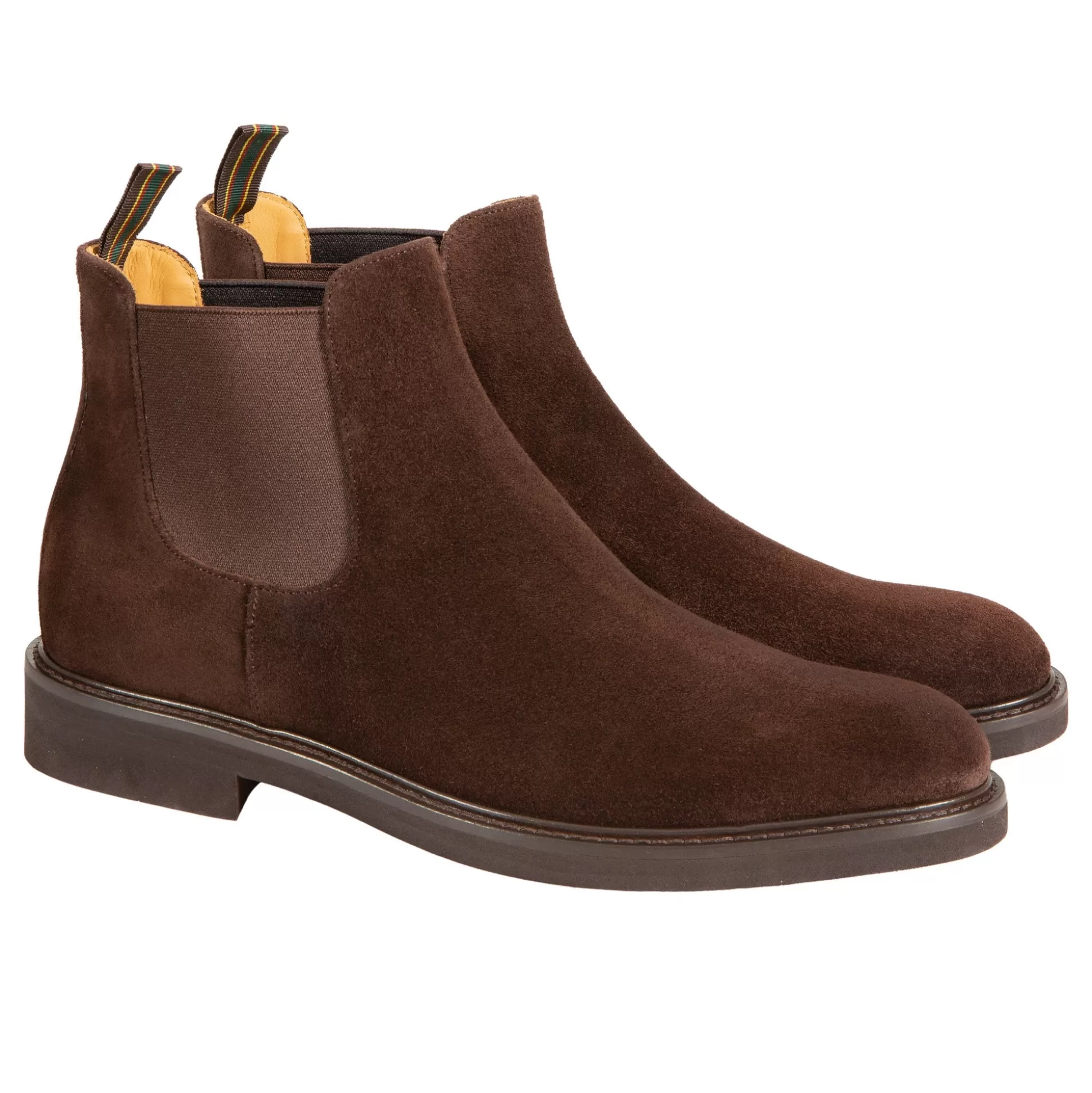 Best Henry Bucks HENRY SARTORIAL Suede Chelsea Boot BROWN