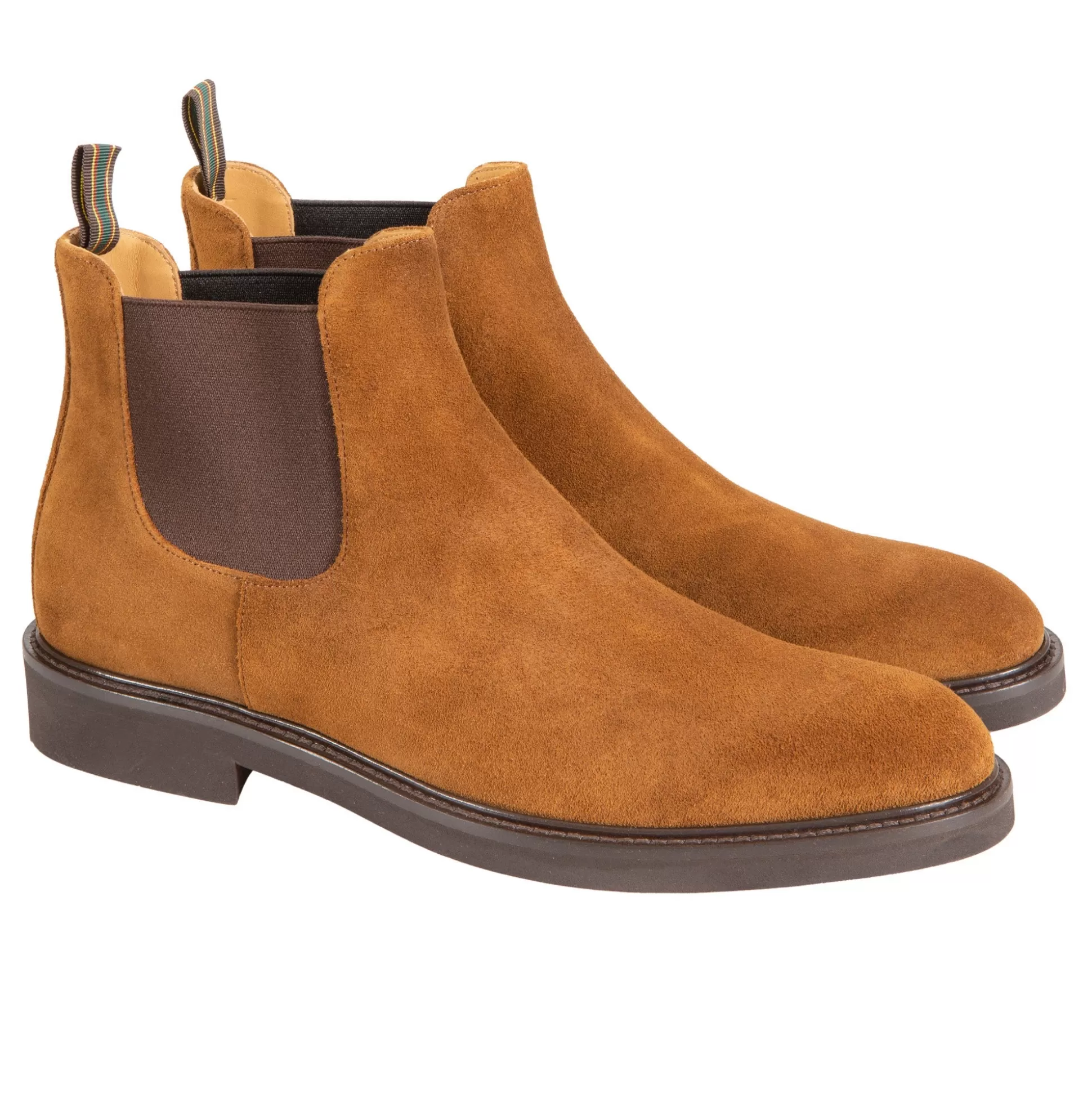 Online Henry Bucks HENRY SARTORIAL Suede Chelsea Boot CAMEL