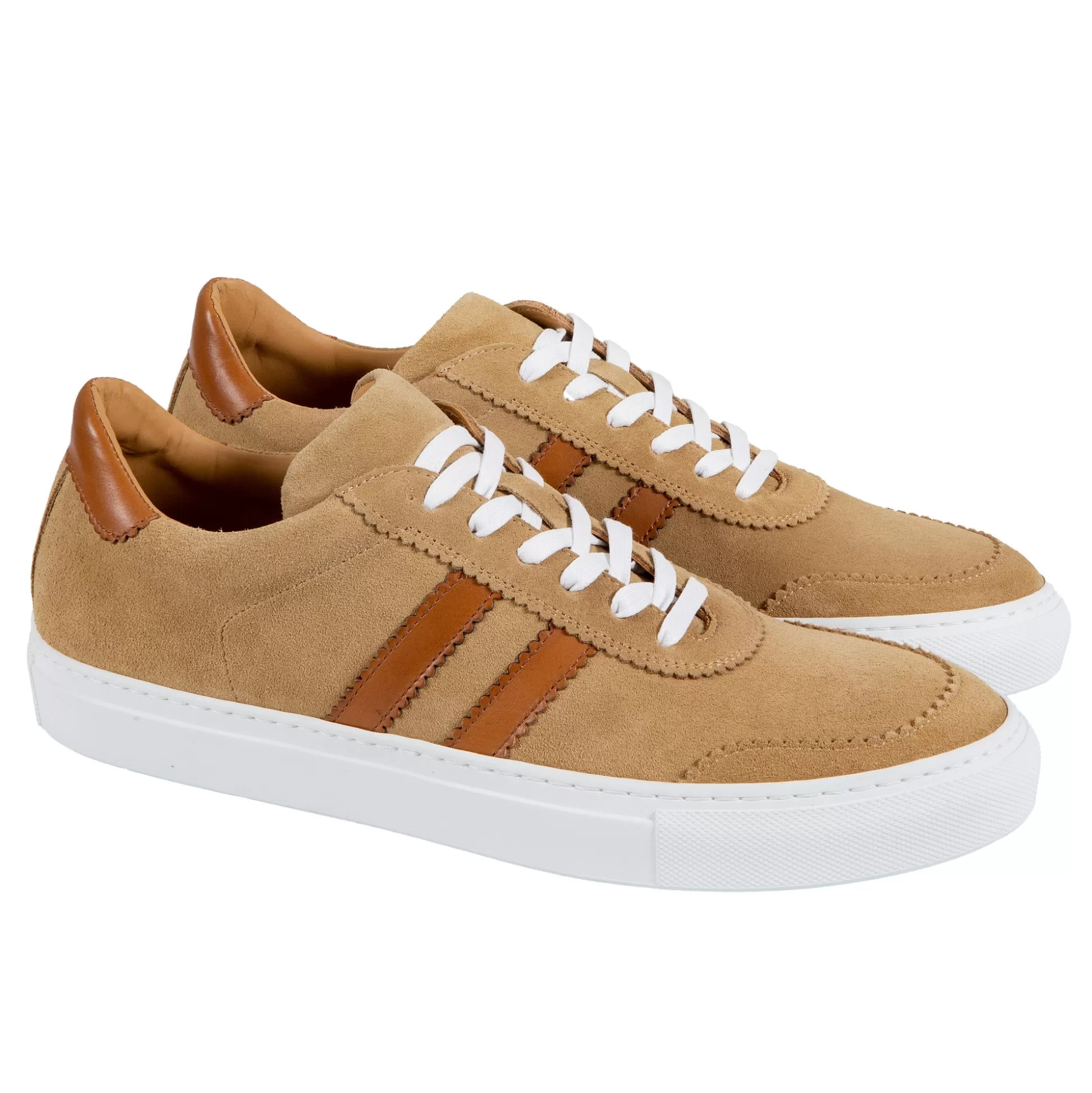 New Henry Bucks HENRY SARTORIAL Suede Leather Sneakers CAMEL