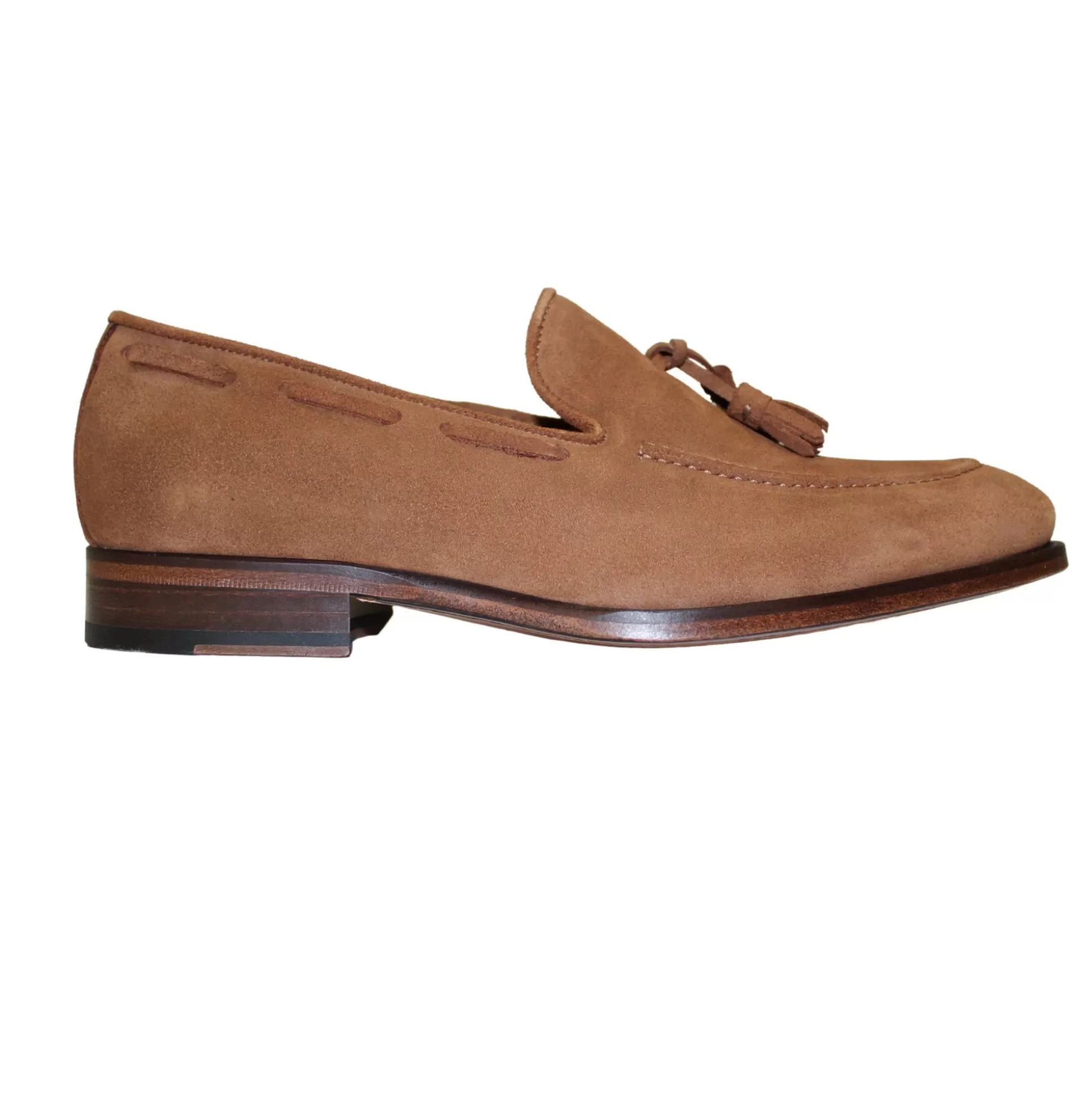 Best Sale Henry Bucks HENRY SARTORIAL Suede Wesley Loafers TOBACCO