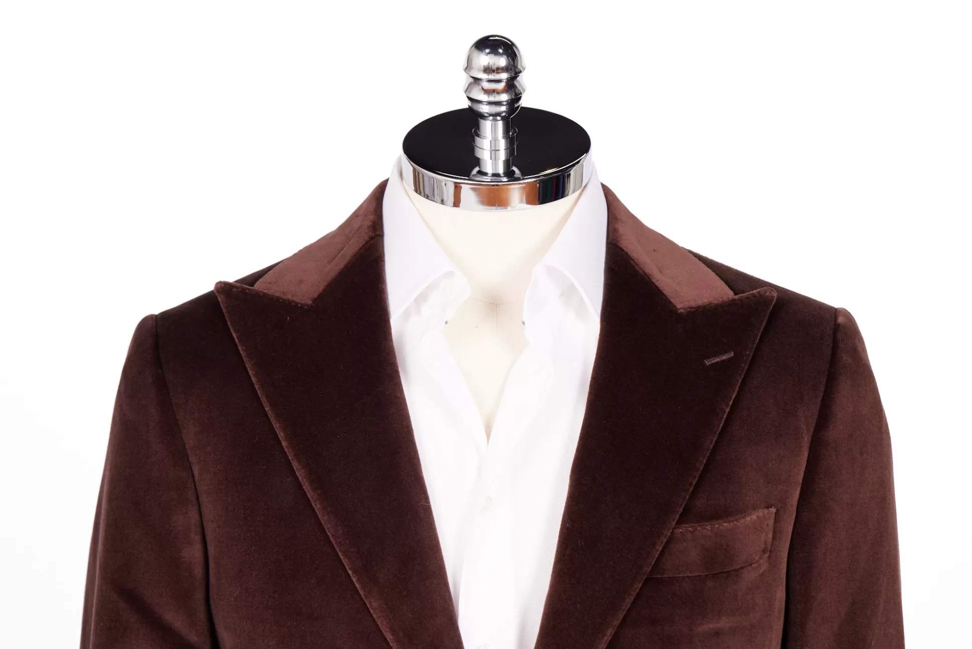 New Henry Bucks HENRY SARTORIAL Velvet Jacket BROWN