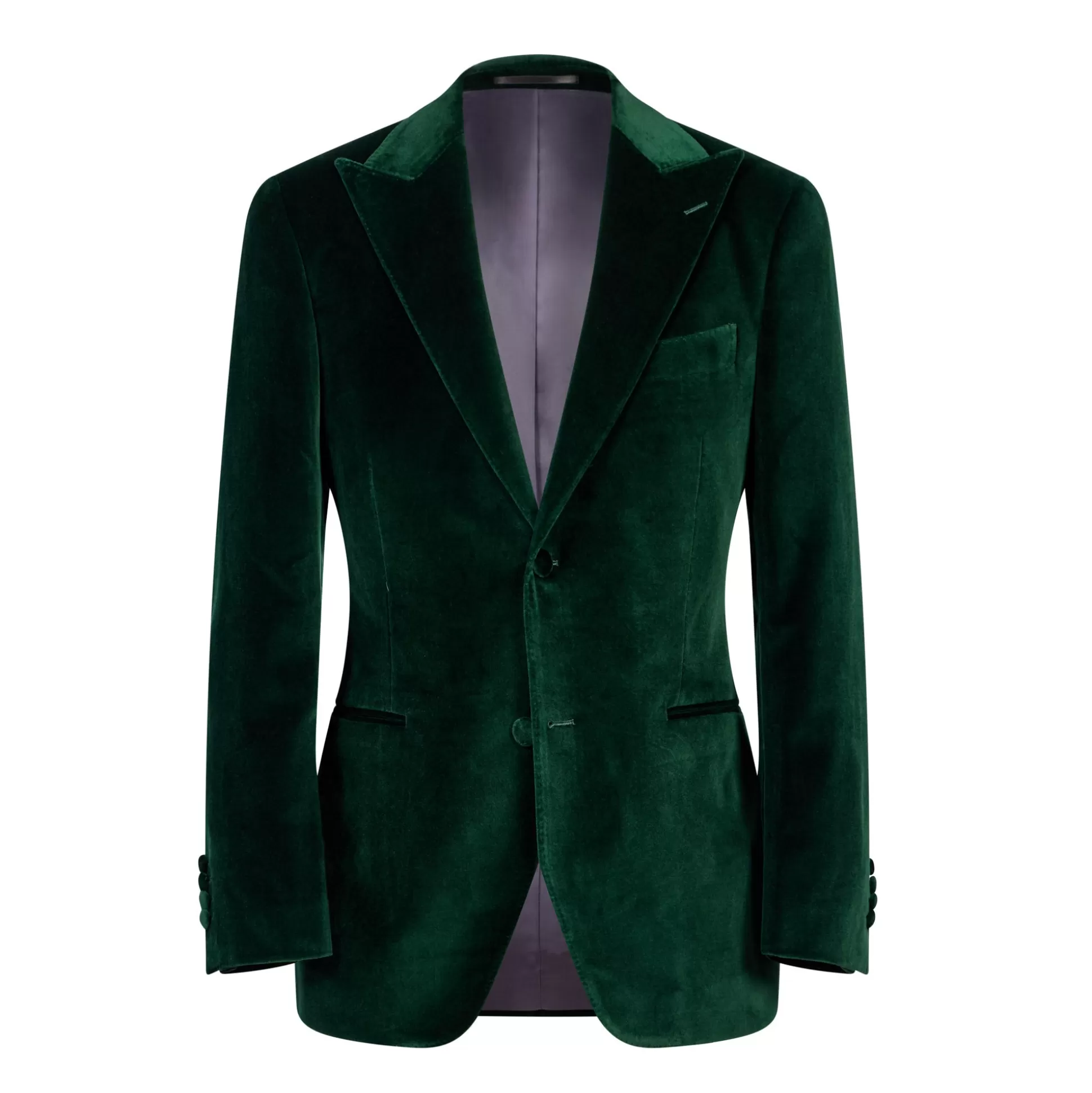 Cheap Henry Bucks HENRY SARTORIAL Velvet Jacket EMERALD