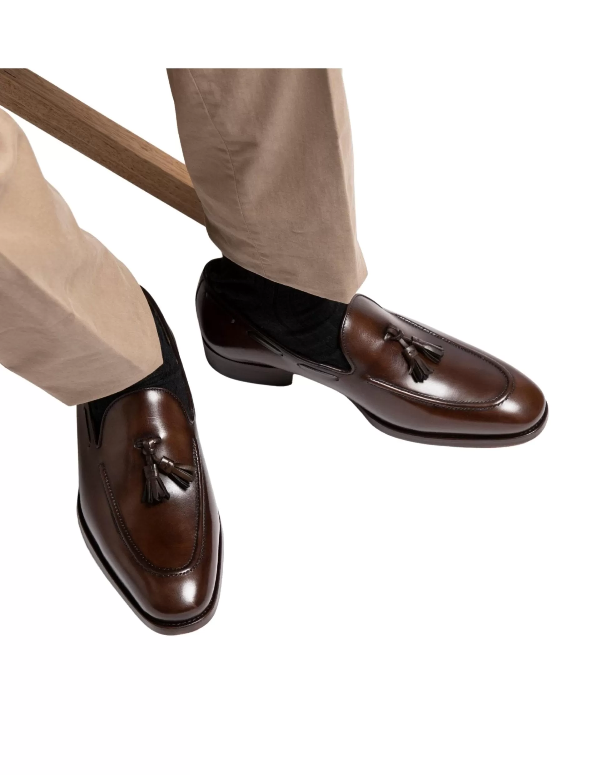 Clearance Henry Bucks HENRY SARTORIAL Wesley Loafers DARK BROWN