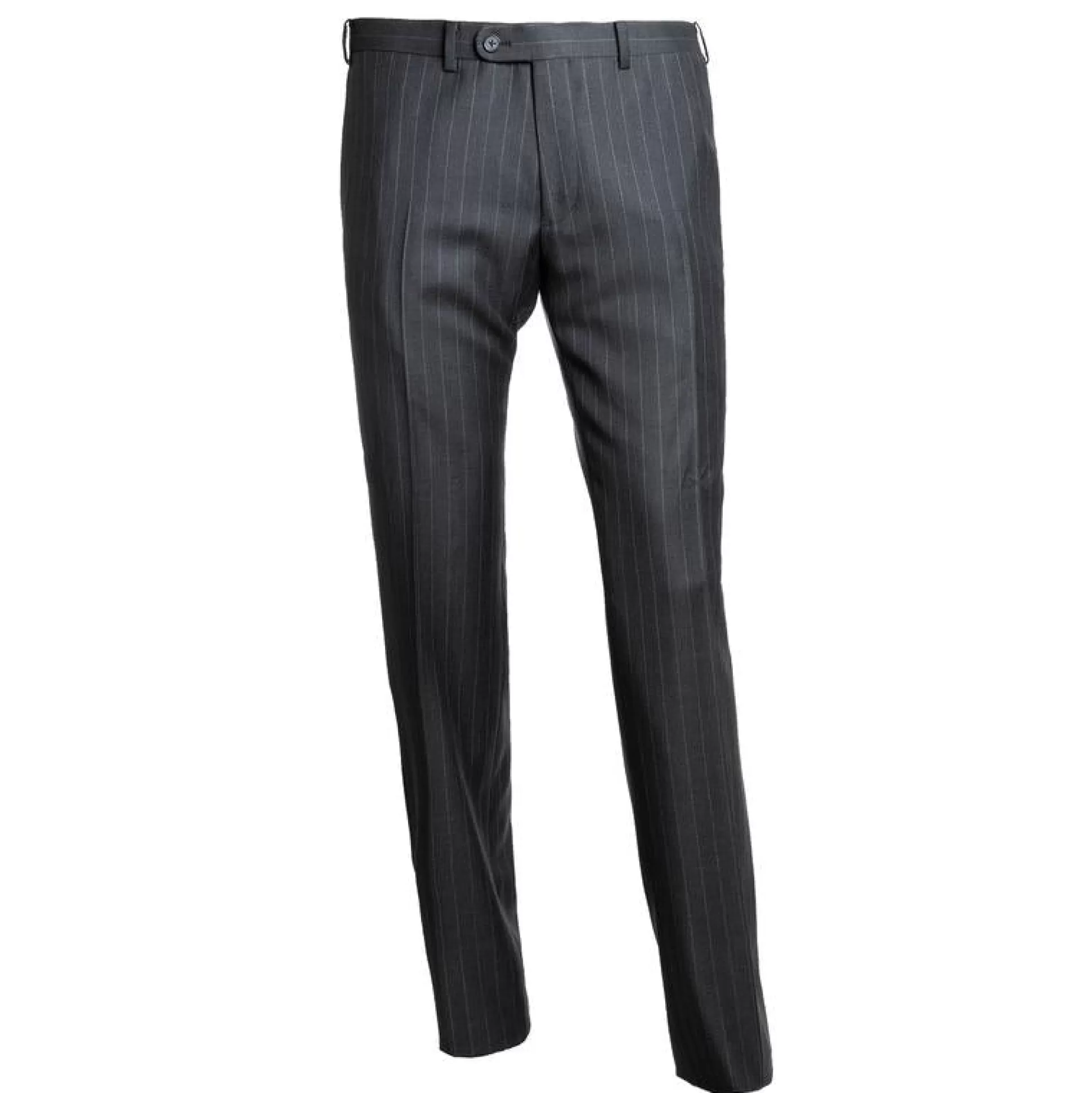 Flash Sale Henry Bucks HENRY SARTORIAL Westminster Suit Pant CHARCOAL STRIPE CHARCOAL STRIPE REG