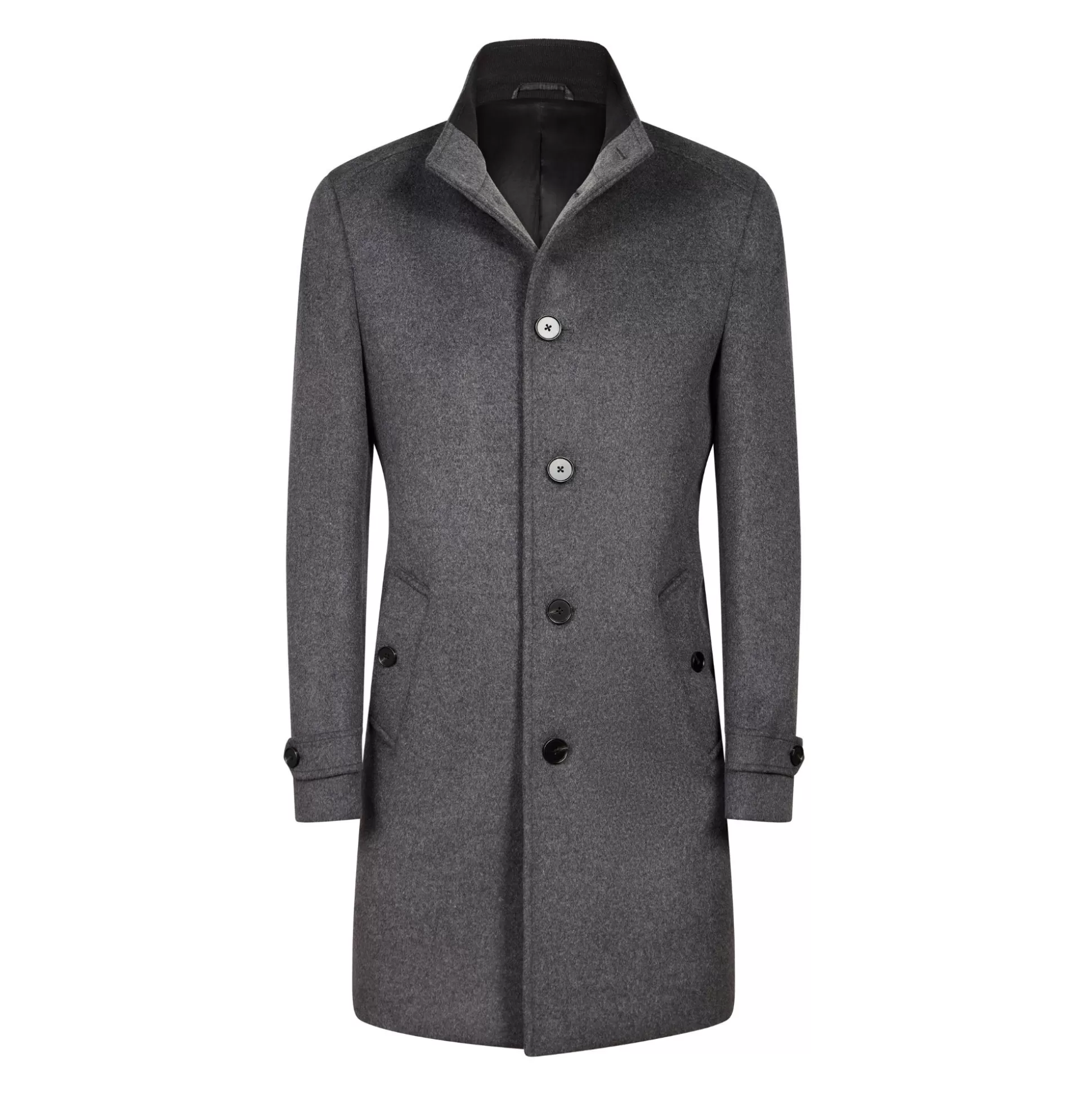 Sale Henry Bucks HENRY SARTORIAL Wool Overcoat GREY REG