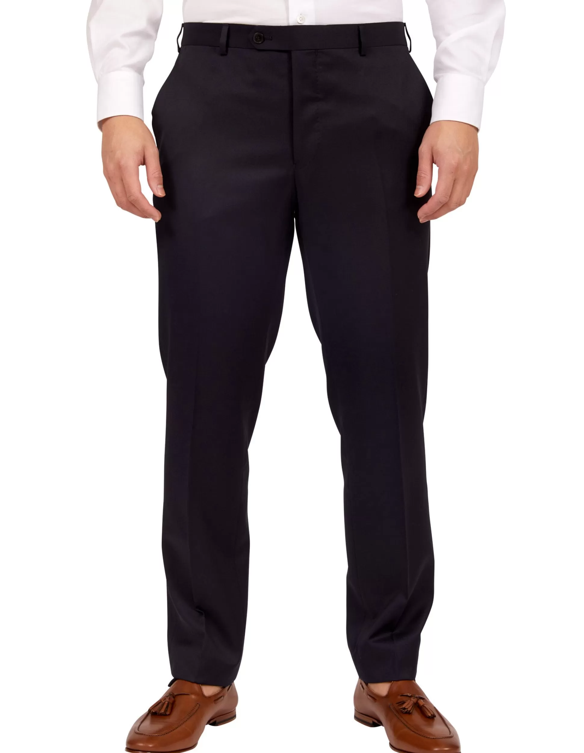 Best Henry Bucks HENRY SARTORIAL Wool Trouser NAVY REG