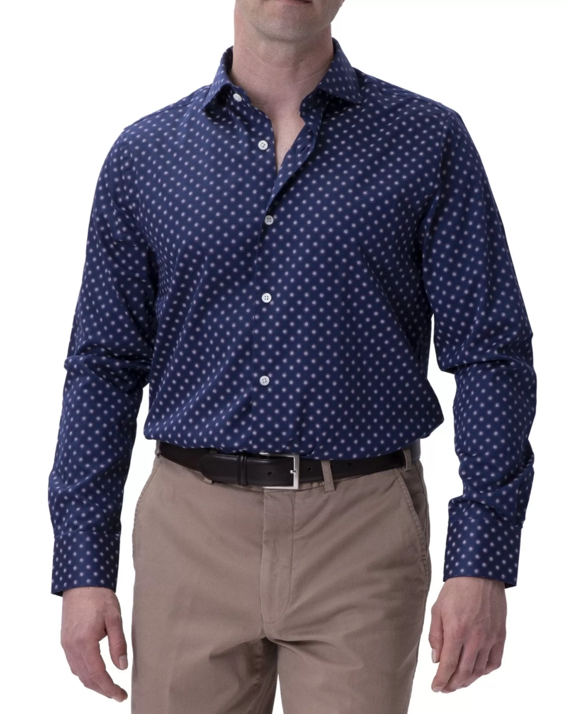 Store Henry Bucks Henry Sartorial Woven Shirt NAVY