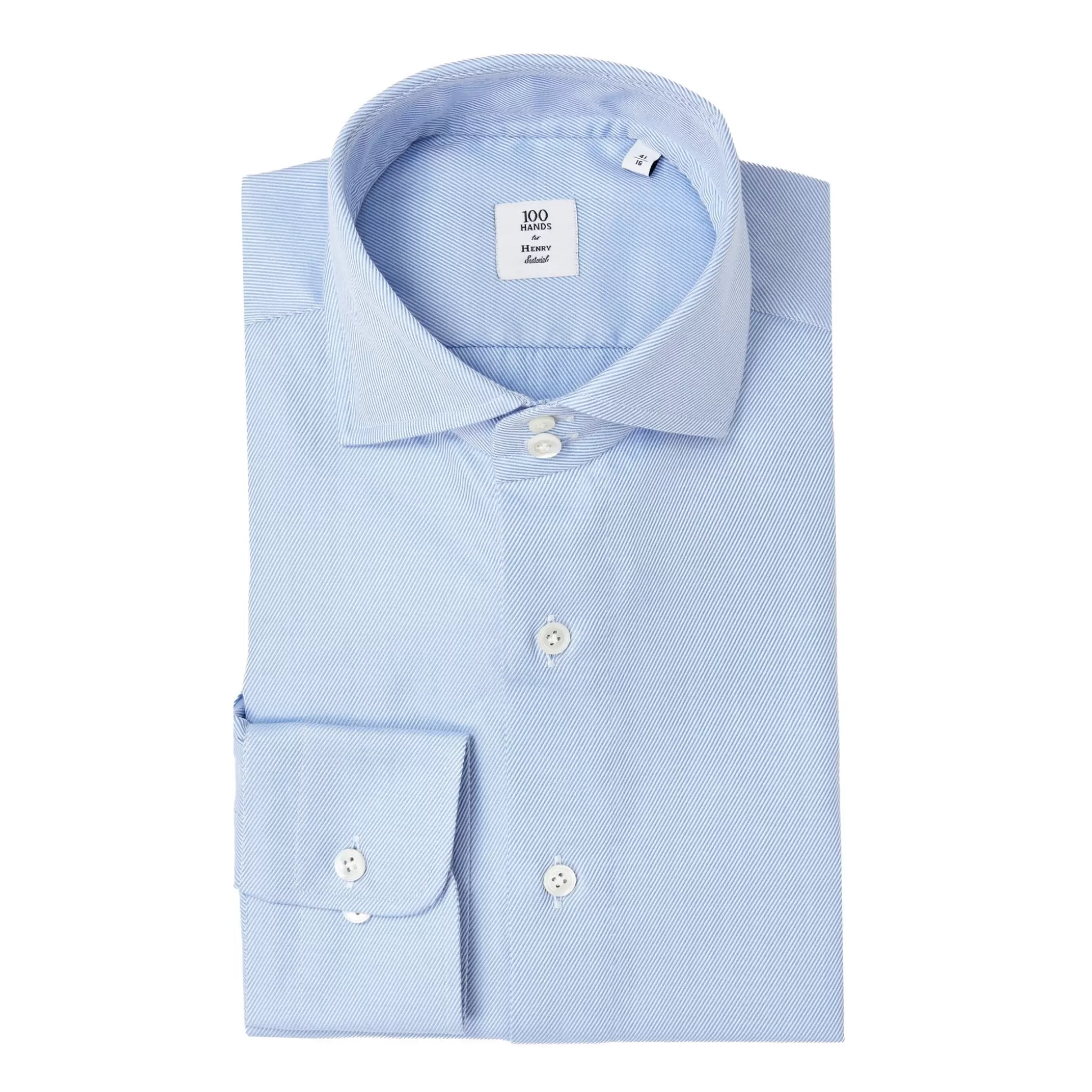 Best Henry Bucks HENRY SARTORIAL X 100 HANDS Stripe Shirt BLUE/WHITE