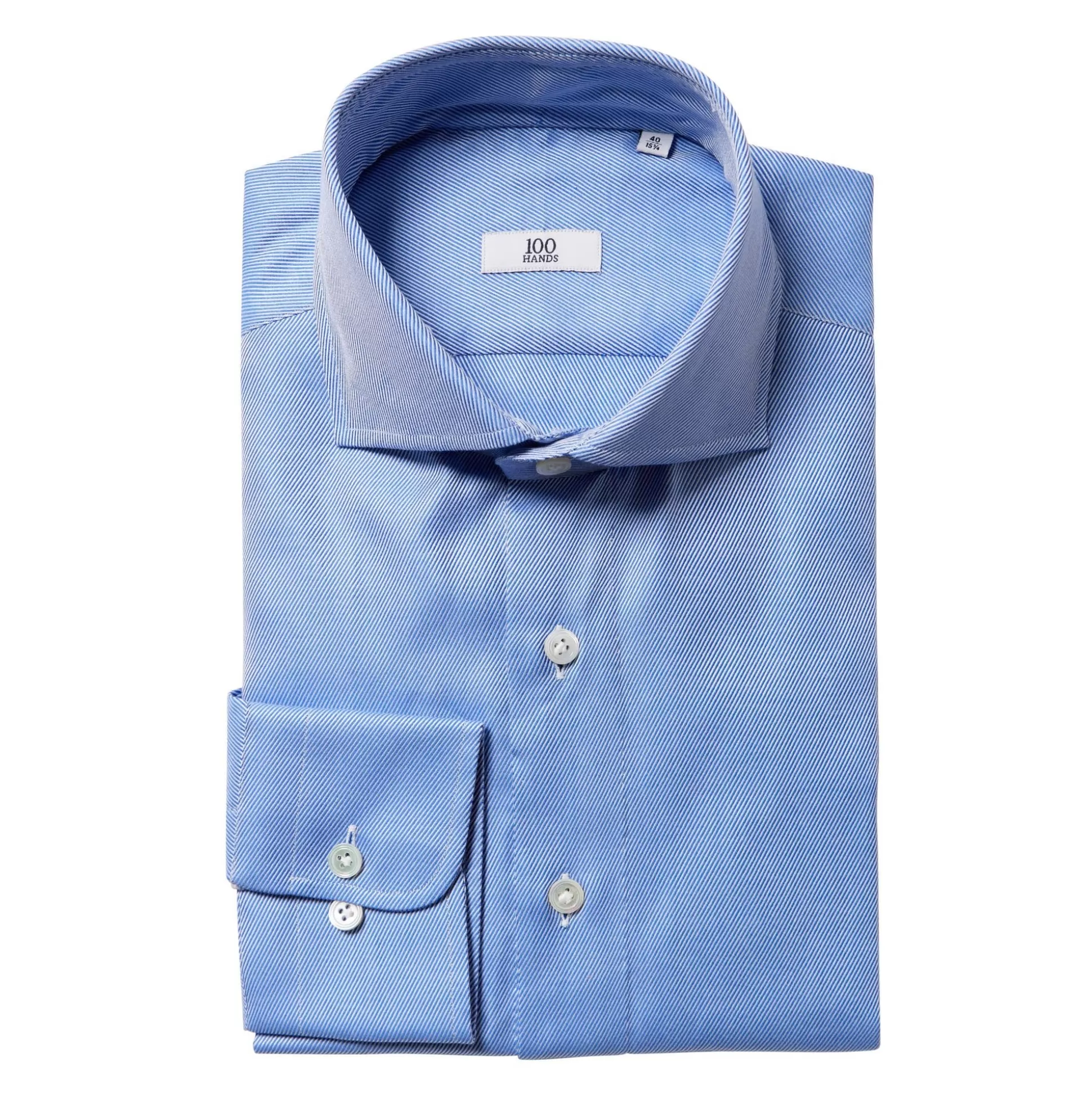 Discount Henry Bucks HENRY SARTORIAL X 100 HANDS Twill Shirt DARK BLUE