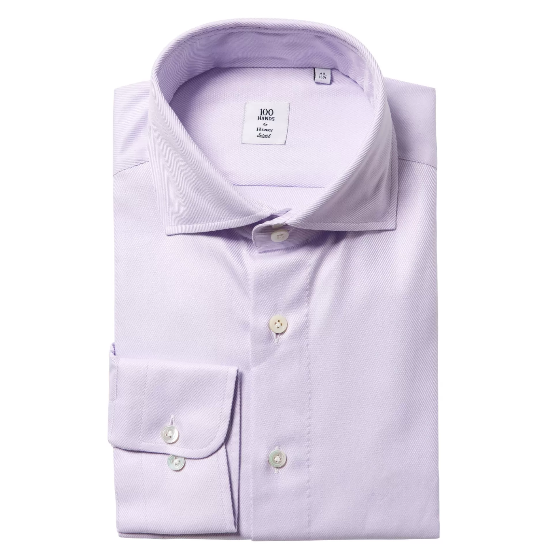 New Henry Bucks HENRY SARTORIAL X 100 HANDS Twill Shirt LAVENDER