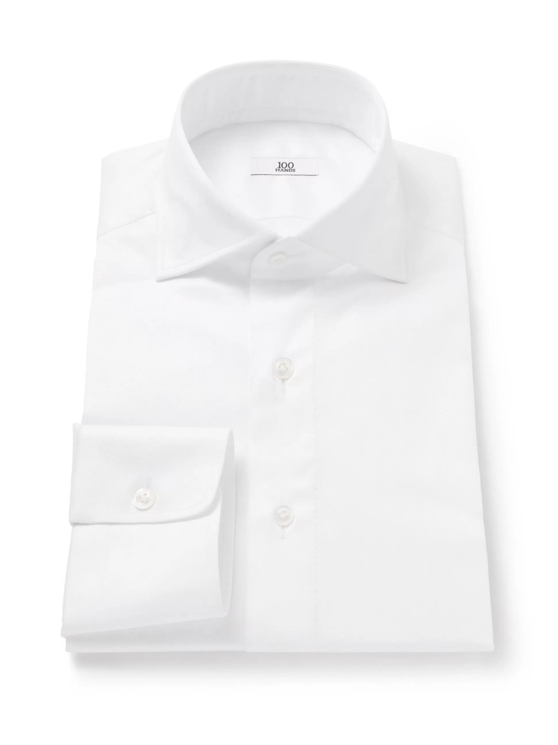 Cheap Henry Bucks HENRY SARTORIAL X 100 HANDS Twill Shirt WHITE