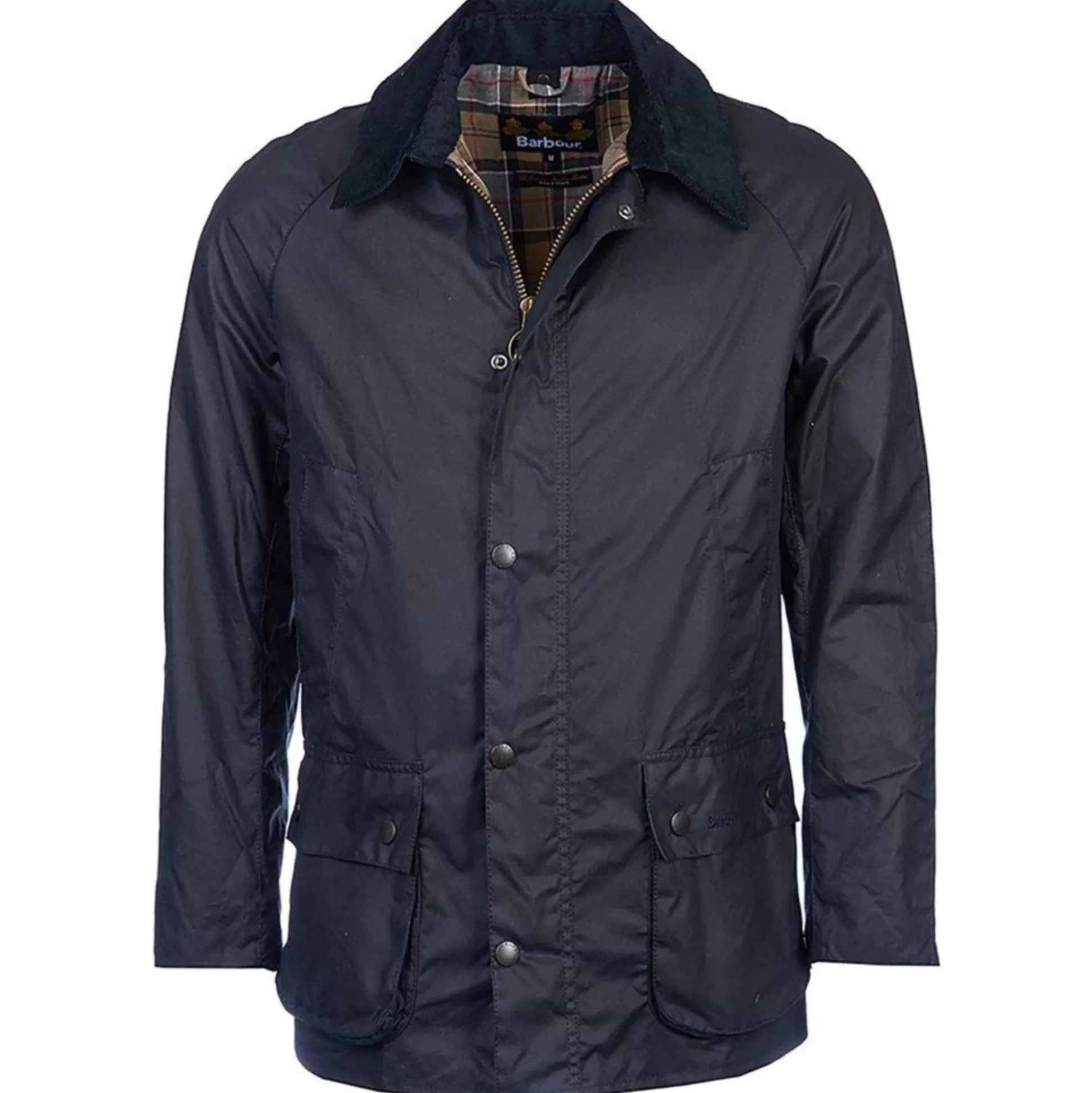 Cheap Henry Bucks HENRY SARTORIAL X BARBOUR Ashby Wax Jacket NAVY