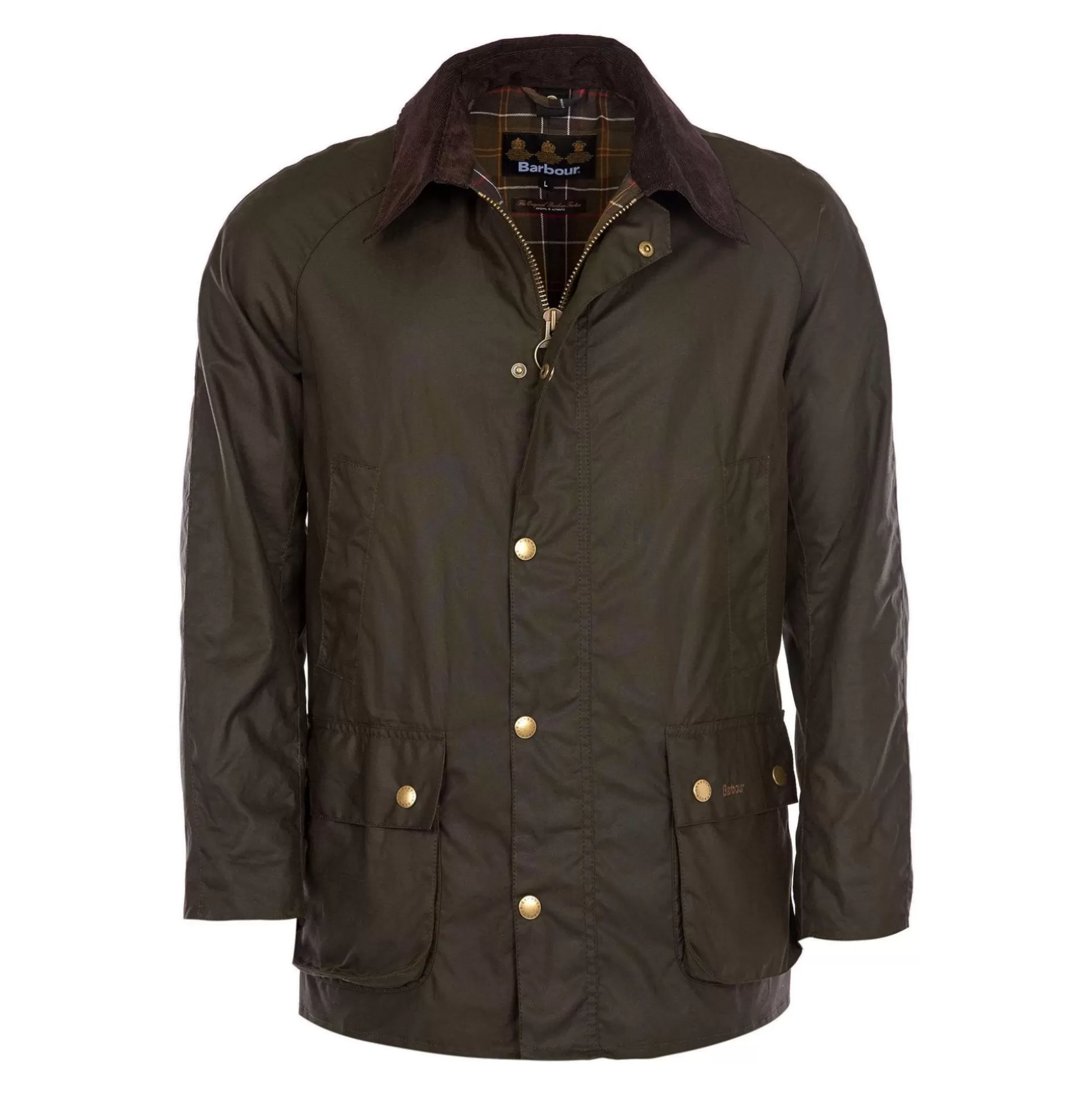 Fashion Henry Bucks HENRY SARTORIAL X BARBOUR Ashby Wax Jacket OLIVE