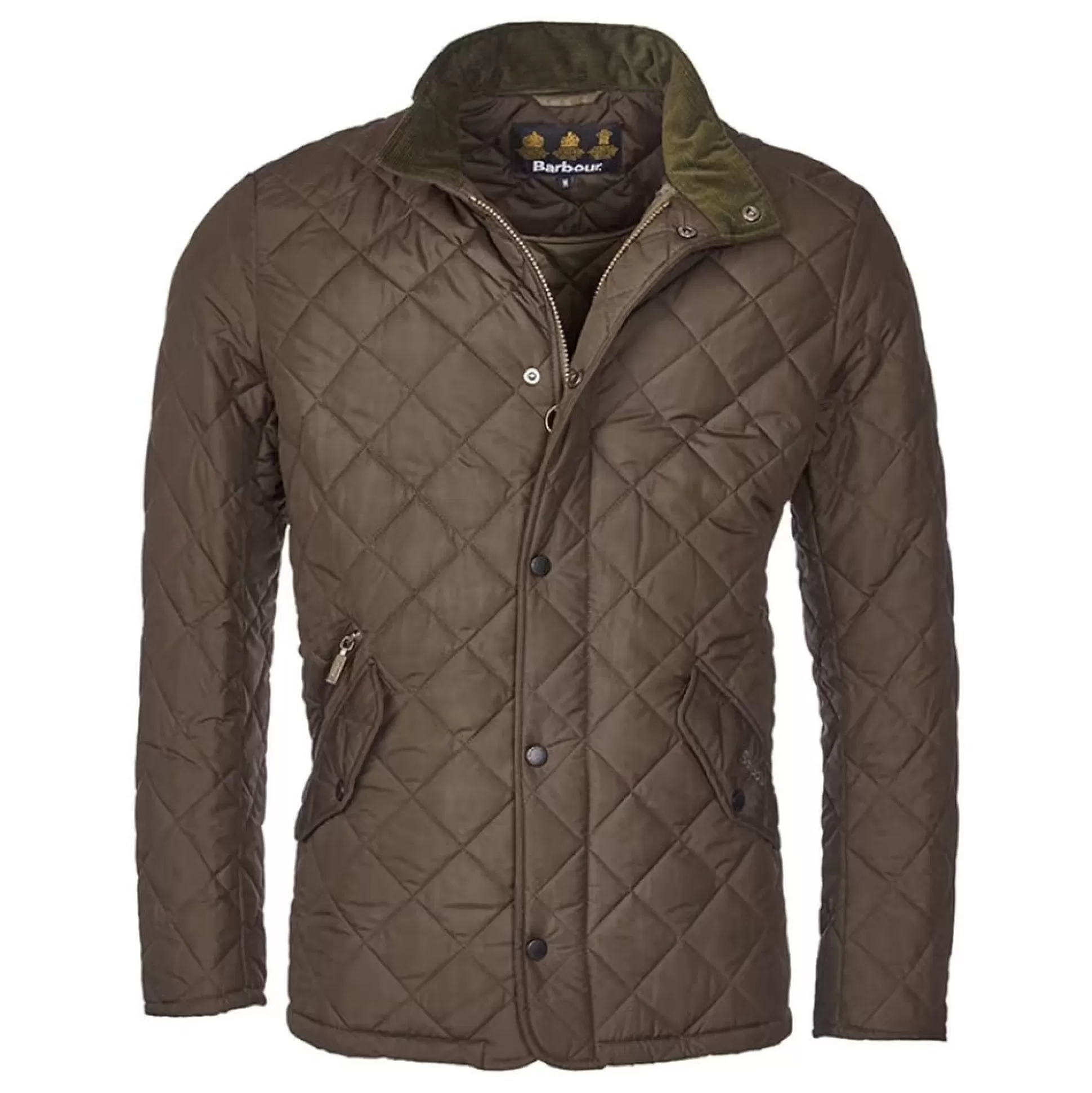 Discount Henry Bucks HENRY SARTORIAL X BARBOUR Chelsea Sportsquilt Jacket OLIVE