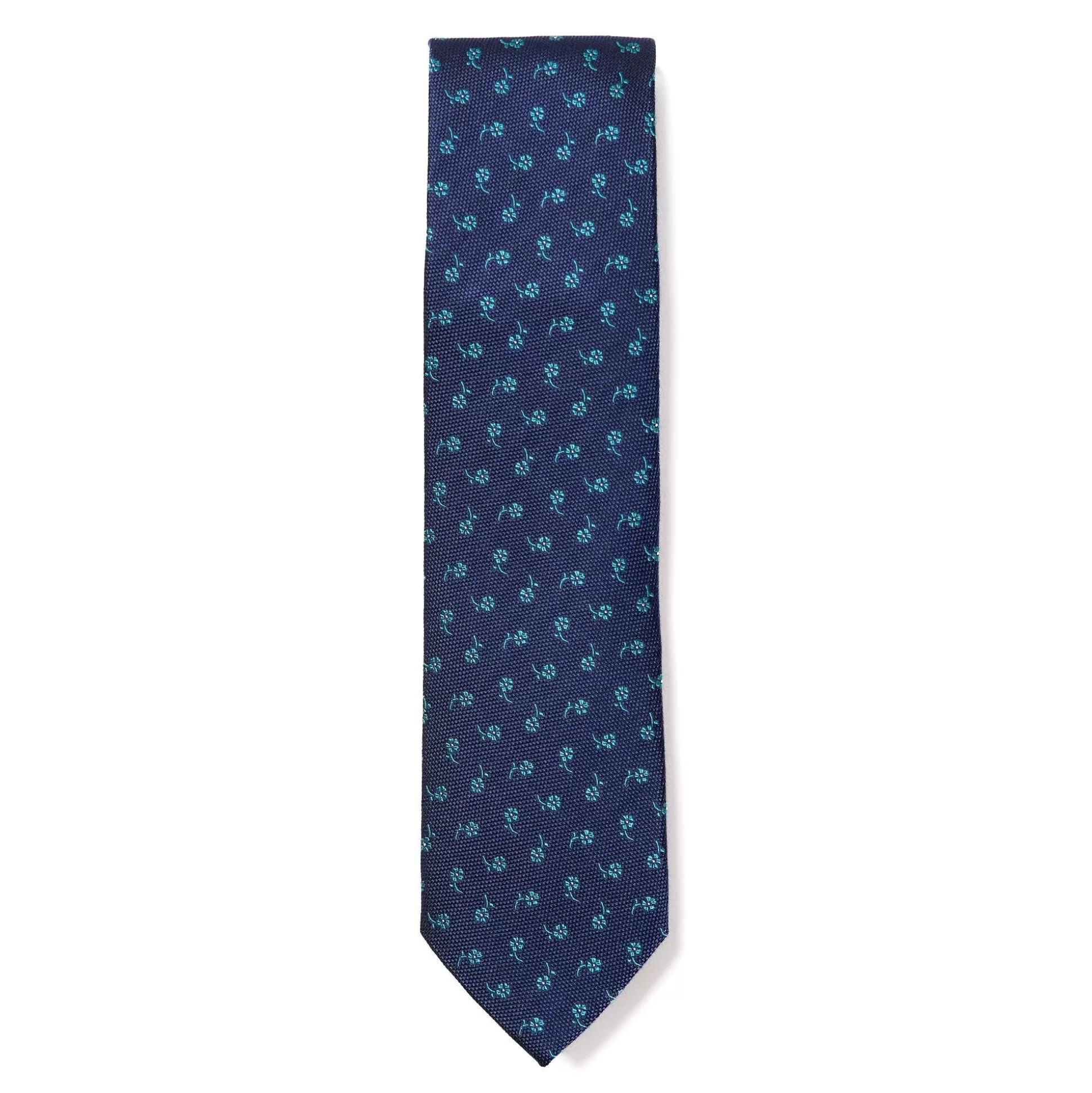 Cheap Henry Bucks HENRY SARTORIAL X CANTINI Floral Tie BLUE/TEAL