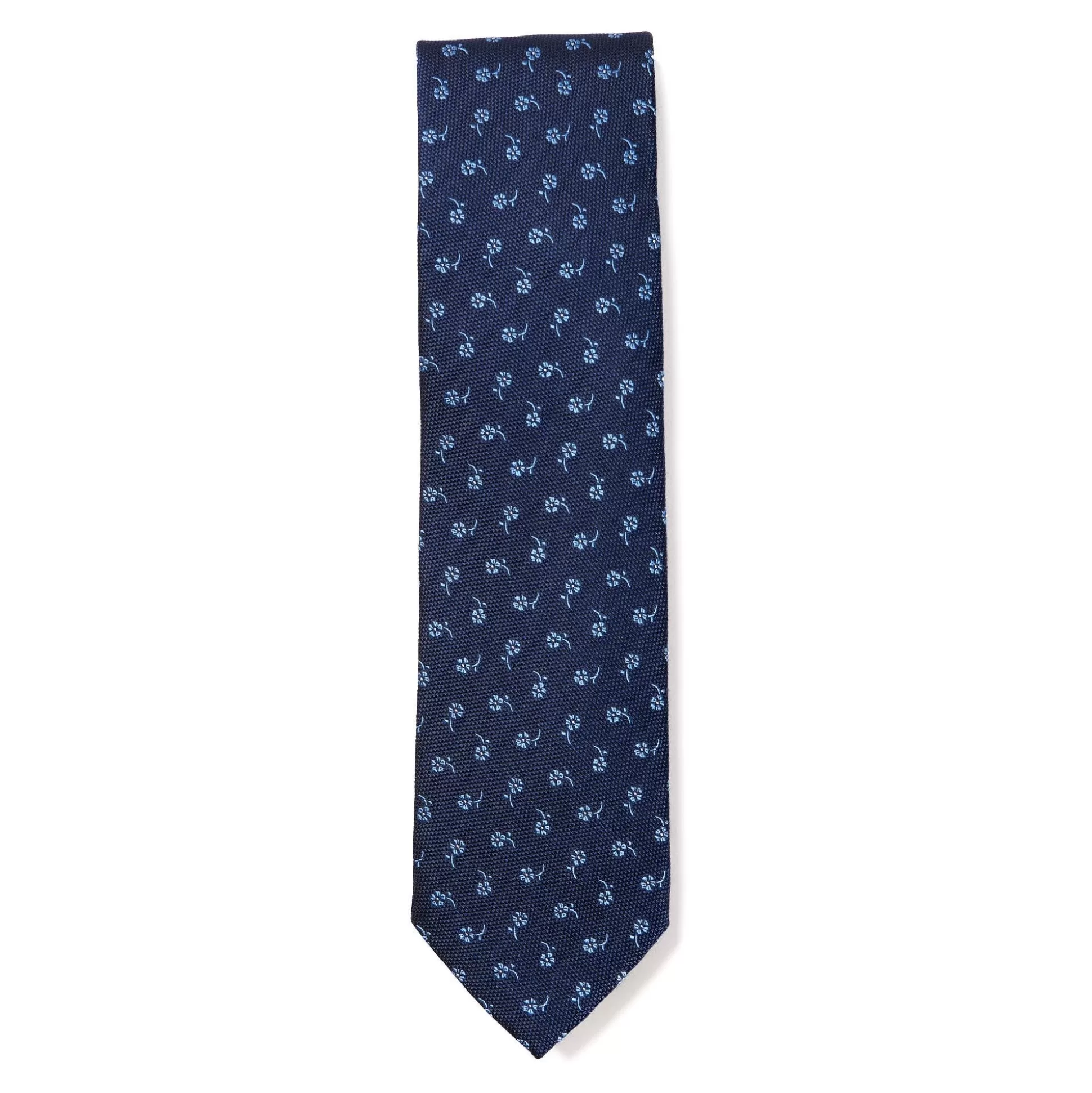 Sale Henry Bucks HENRY SARTORIAL X CANTINI Floral Tie NAVY/BLUE