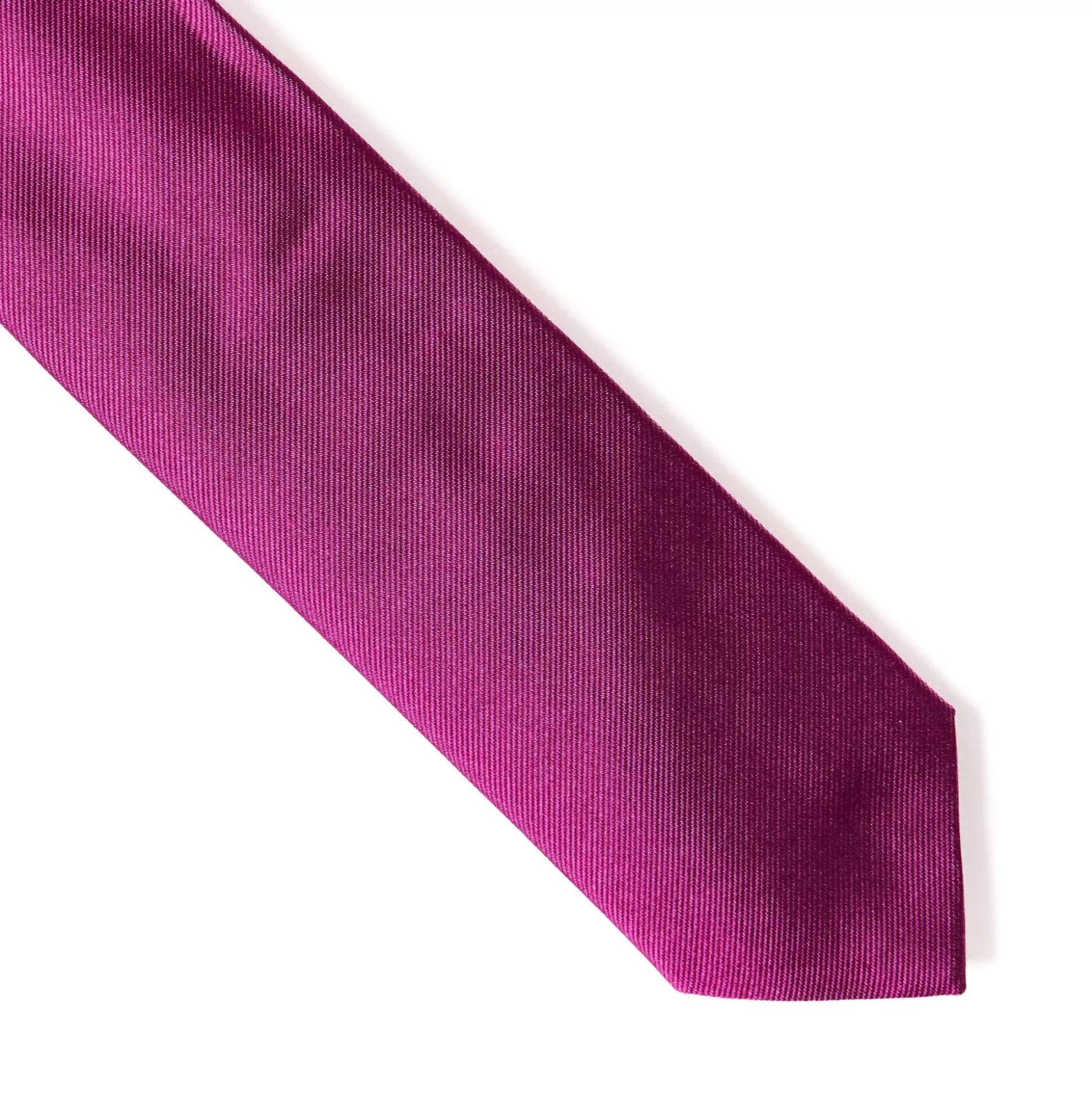 Online Henry Bucks HENRY SARTORIAL X CANTINI Plain Woven Tie MAGENTA