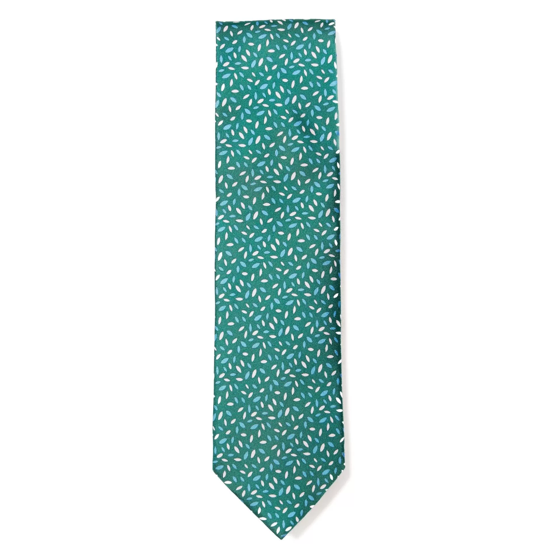 Cheap Henry Bucks HENRY SARTORIAL X CANTINI Printed Silk Tie GREEN