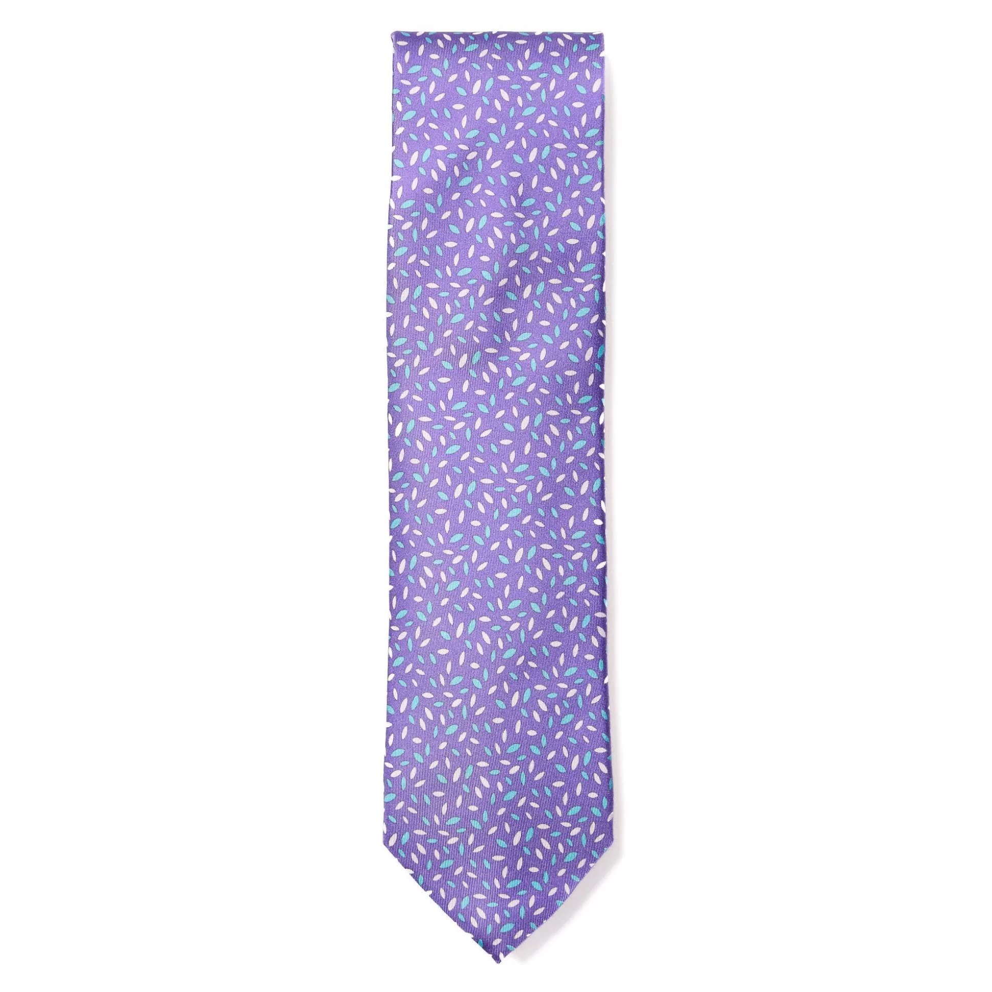 Cheap Henry Bucks HENRY SARTORIAL X CANTINI Printed Silk Tie PURPLE