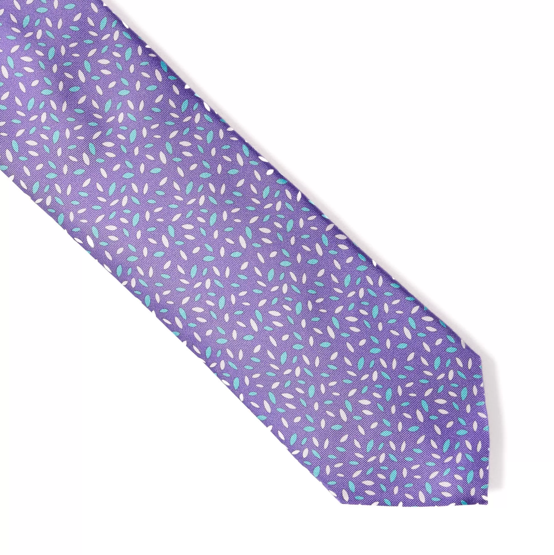 Cheap Henry Bucks HENRY SARTORIAL X CANTINI Printed Silk Tie PURPLE