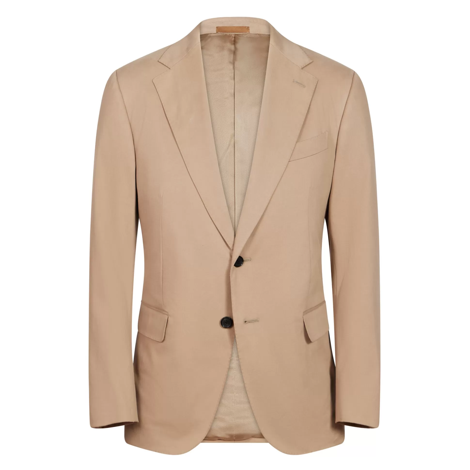 Clearance Henry Bucks HENRY SARTORIAL X CARUSO Single Breasted 2 Button Norma Suit BEIGE REG