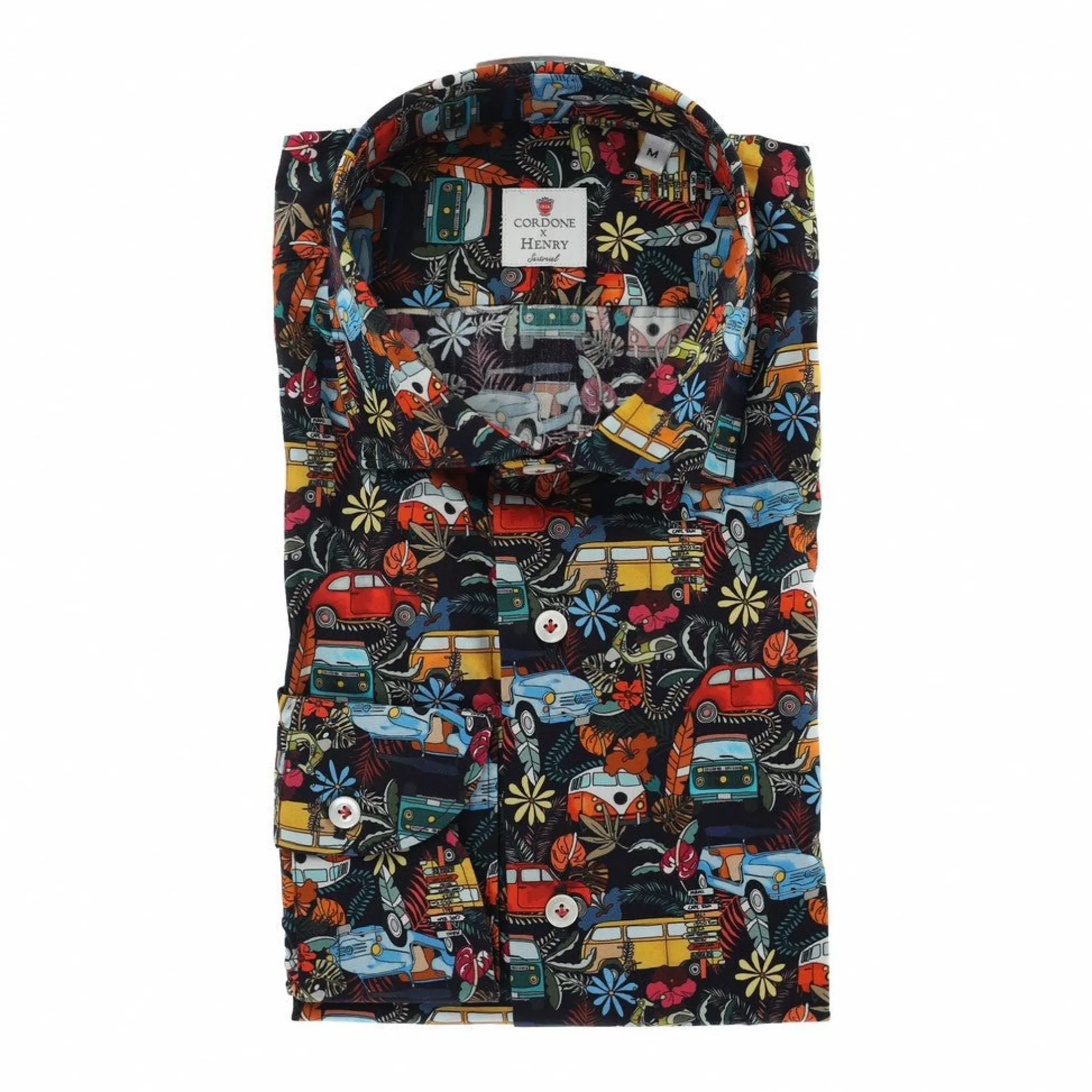 Hot Henry Bucks HENRY SARTORIAL X CORDONE Printed Shirt MULTI