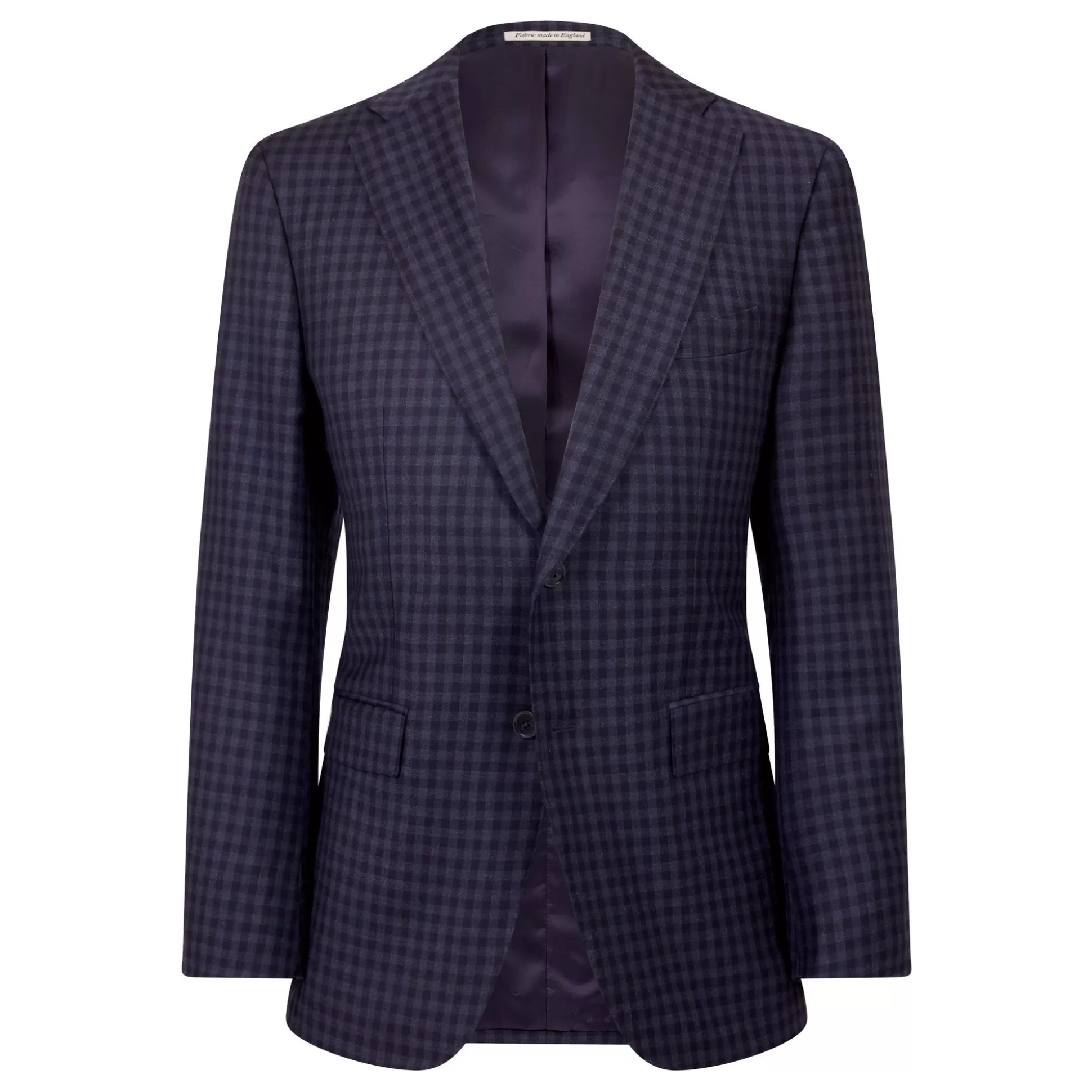 Clearance Henry Bucks HENRY SARTORIAL X DORMEUIL Full Canvas Check Jacket NAVY MULTI REG NAVY MULTIREG