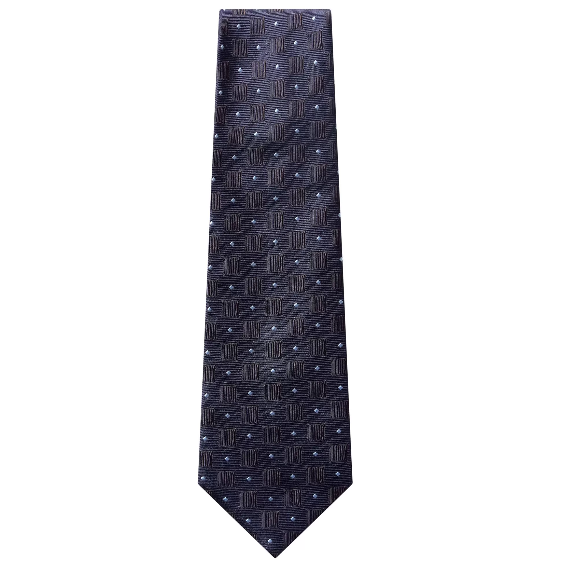 Cheap Henry Bucks HENRY SARTORIAL X HEMLEY Dots Silk Tie NAVY/WHITE