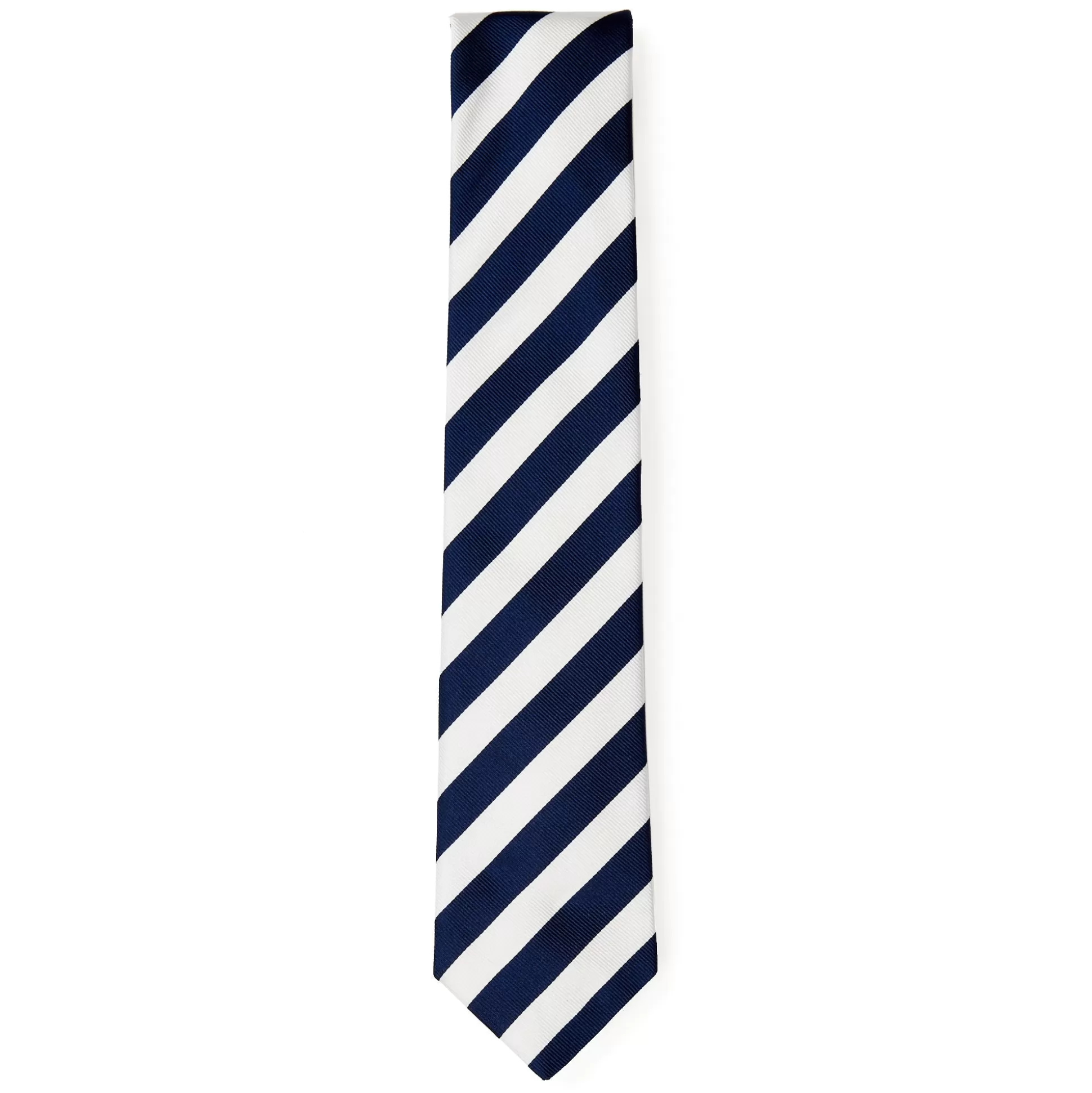 Online Henry Bucks HENRY SARTORIAL X HEMLEY Stripe Tie NAVY/WHITE